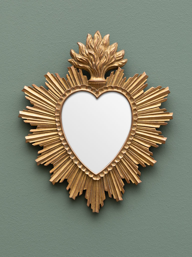 Specchio Ex Voto Dorato 25x29