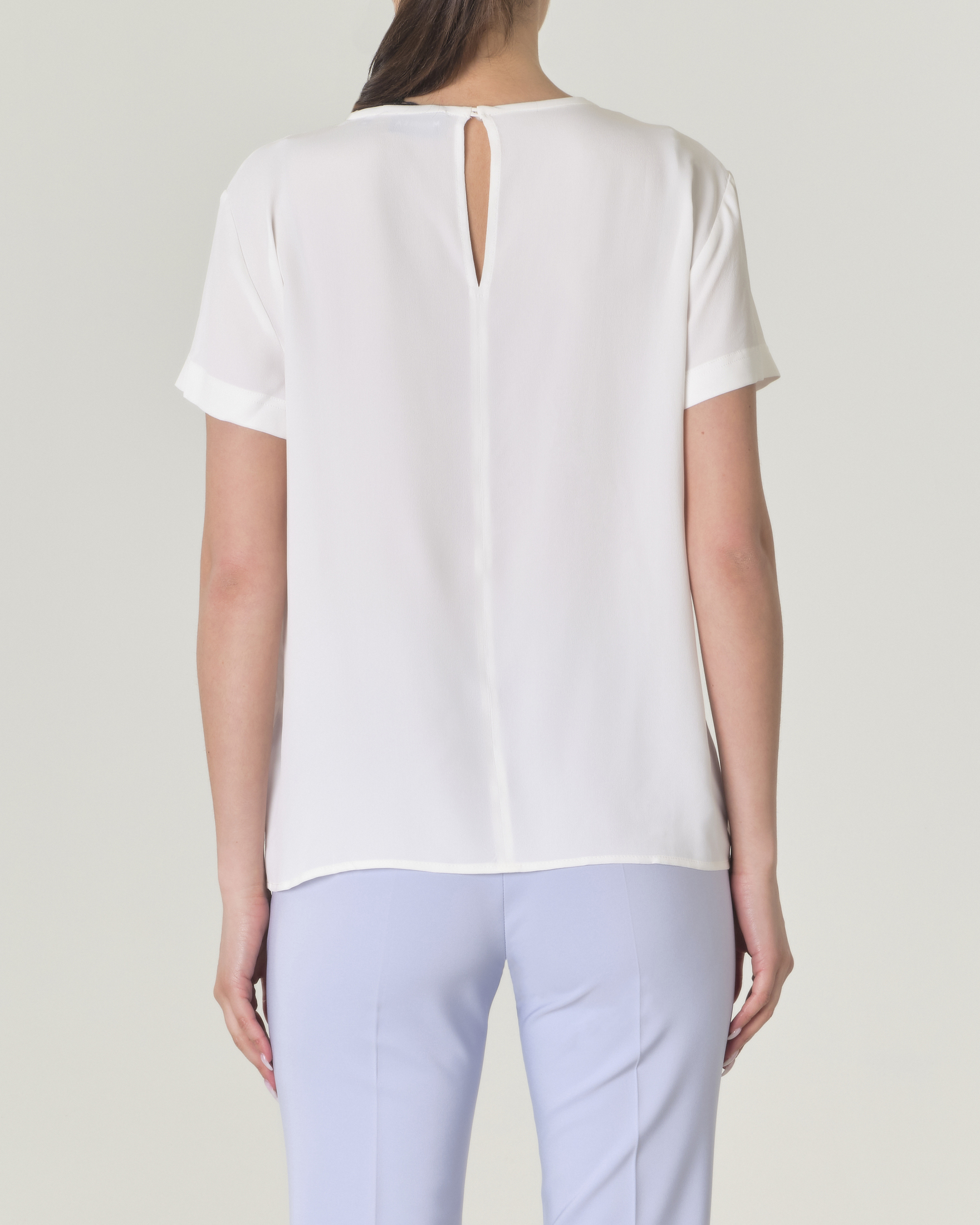 Vestito Da Sera Ever-Pretty - Lungo In Chiffon, Scollo A V, Maniche Corte Per Cerimonia