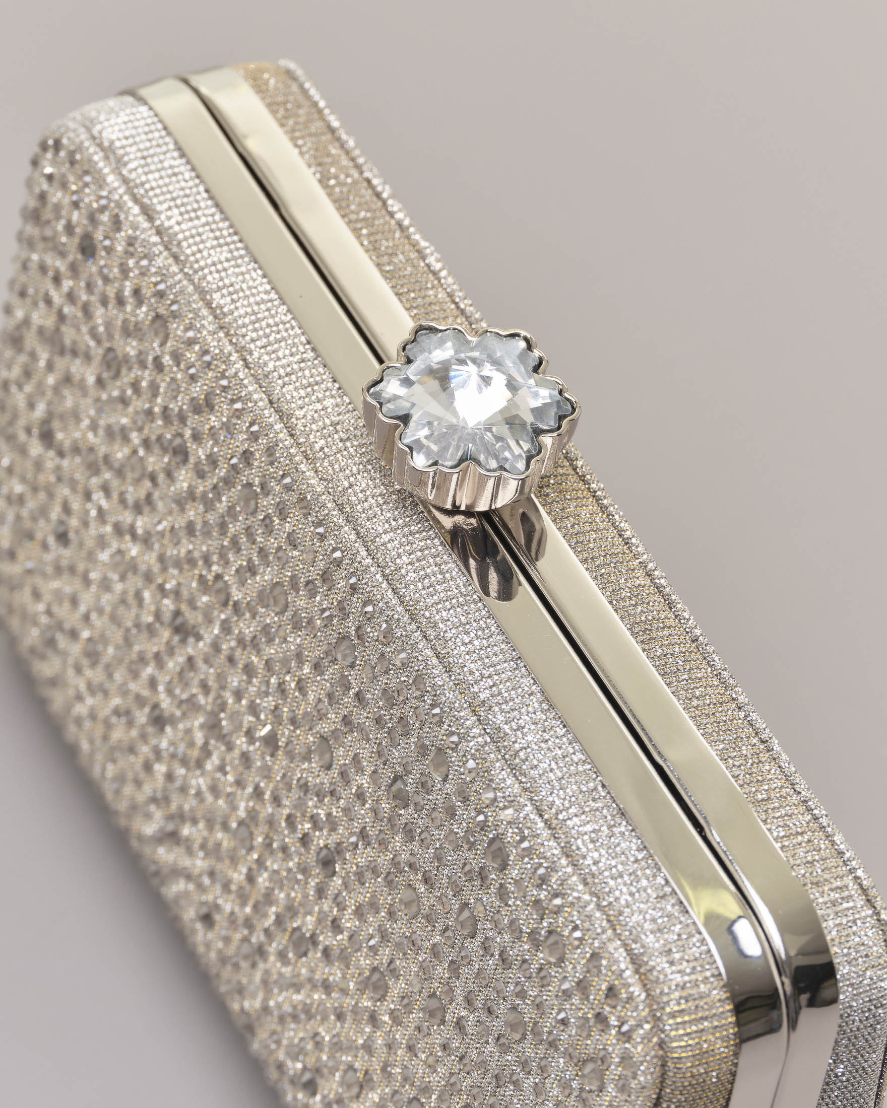 Accessorio Donna Festa Borsa A Tracolla Con Glitter E Strass - Pochette Elegante Da Sera Per Cerimonie E Feste Borsa Glitter Donna - 3