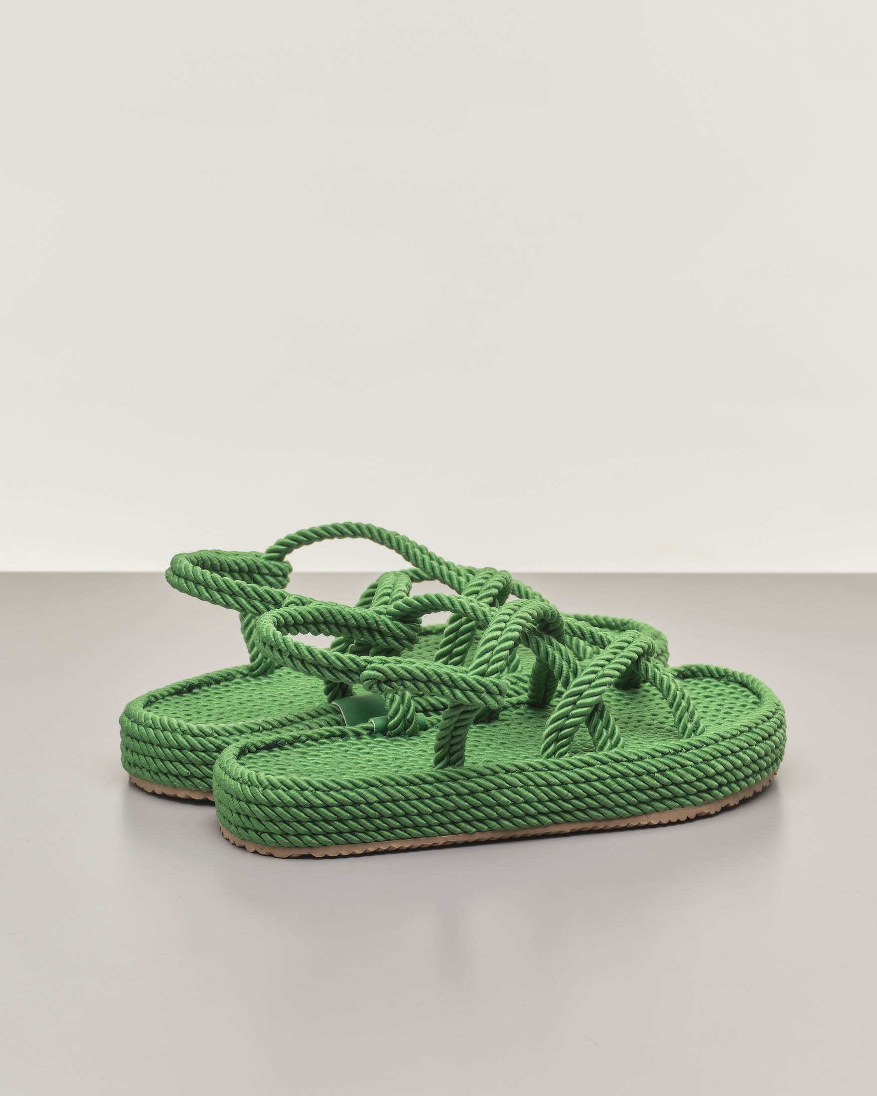 sandalo scarpe color smeraldo