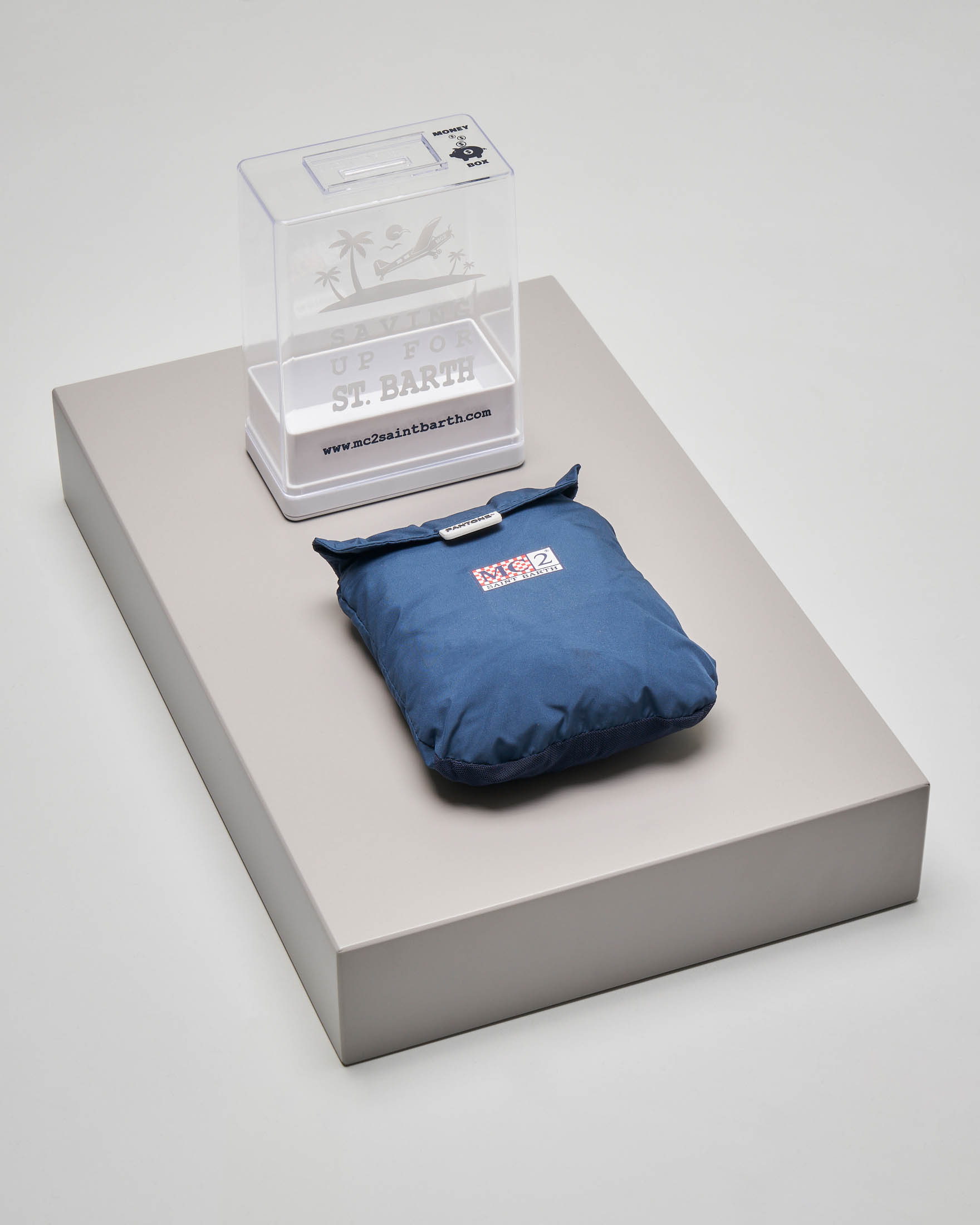 Boxer mare Pantone MC2 Saint Barth blu tinta unita image