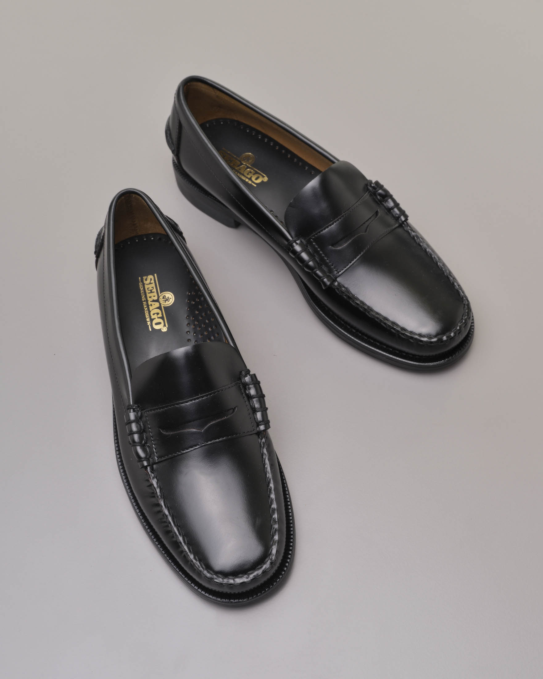 Mocassino nero Classic Dan in pelle liscia