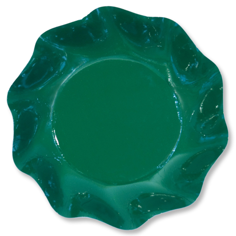 10 PIATTI COPPETTA PETALO Ø 18,5 VERDE