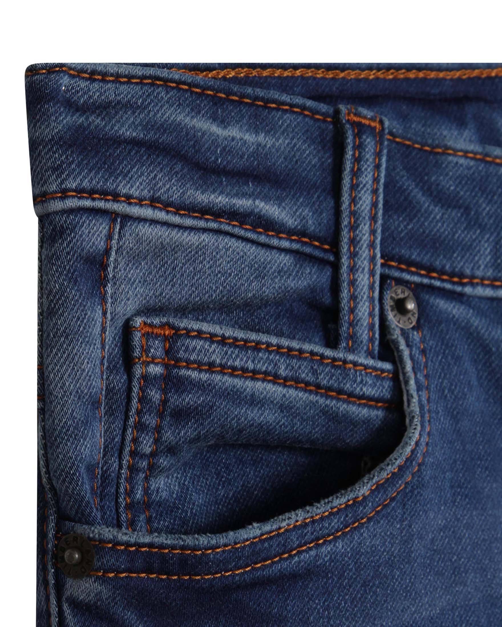 Bermuda in cotone stretch lavaggio scuro stone washed 14-16 anni