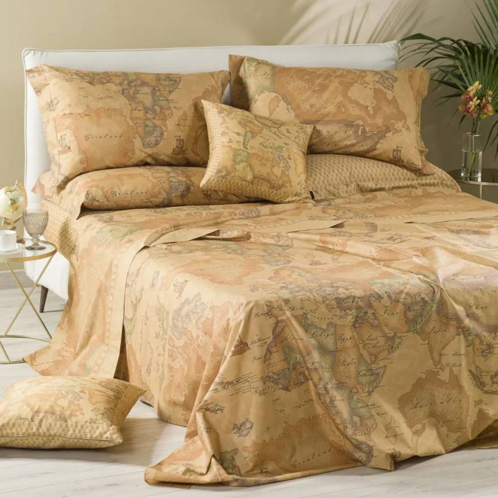 ALVIERO MARTINI Geo Classic double sheet-bedspread