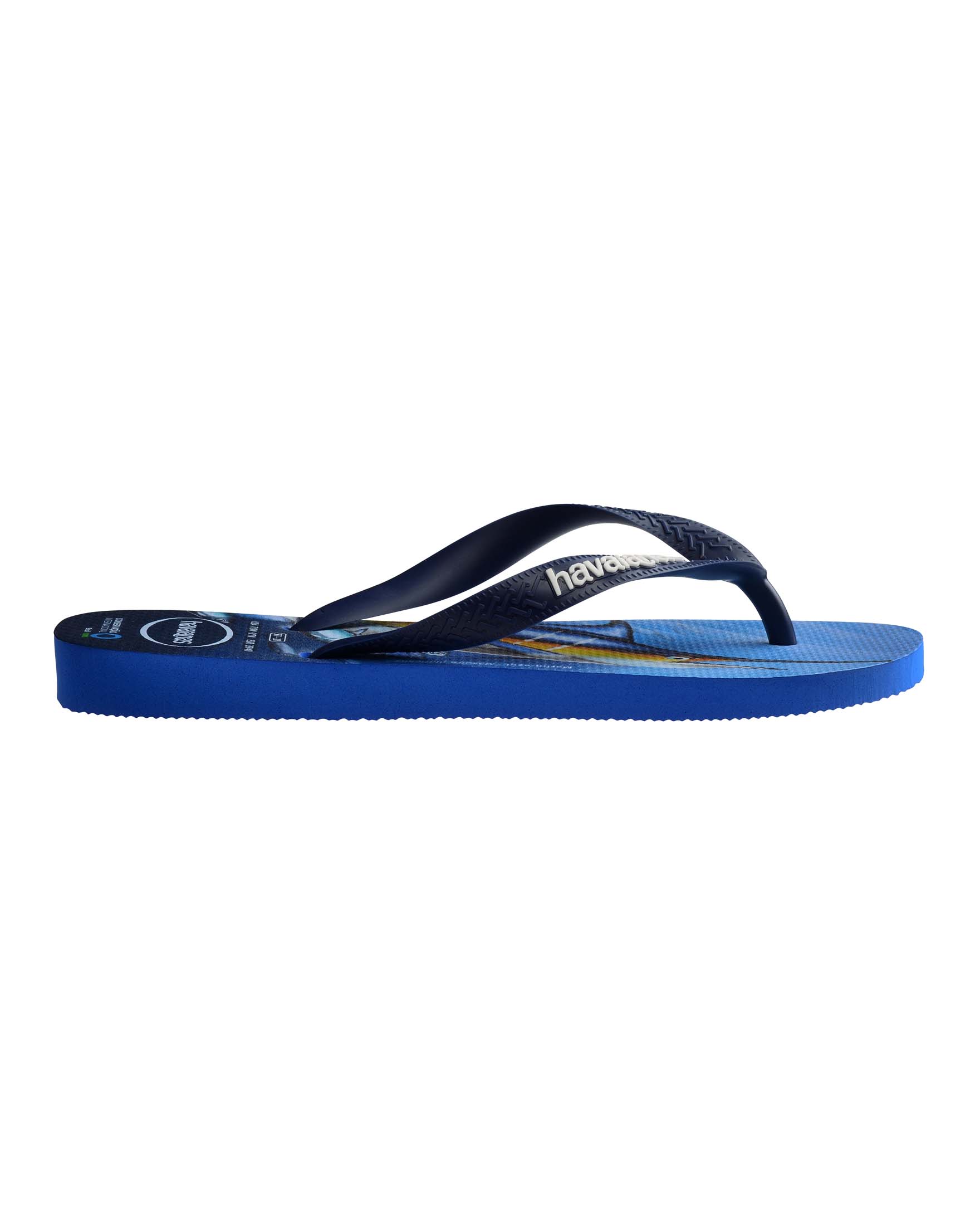Havaianas Conservación Internacional con fascetta blu e logo bianco