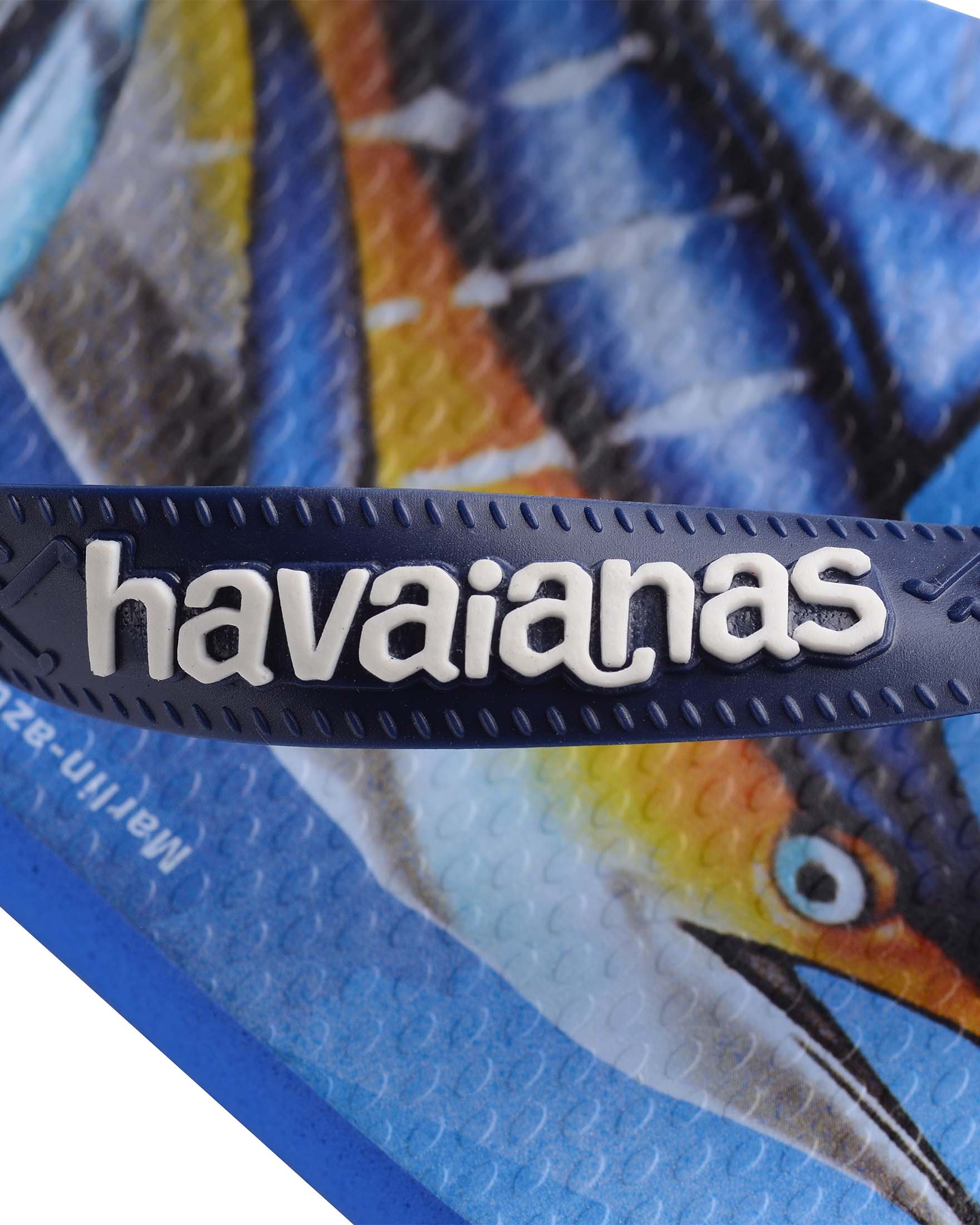 Havaianas Conservación Internacional con fascetta blu e logo bianco