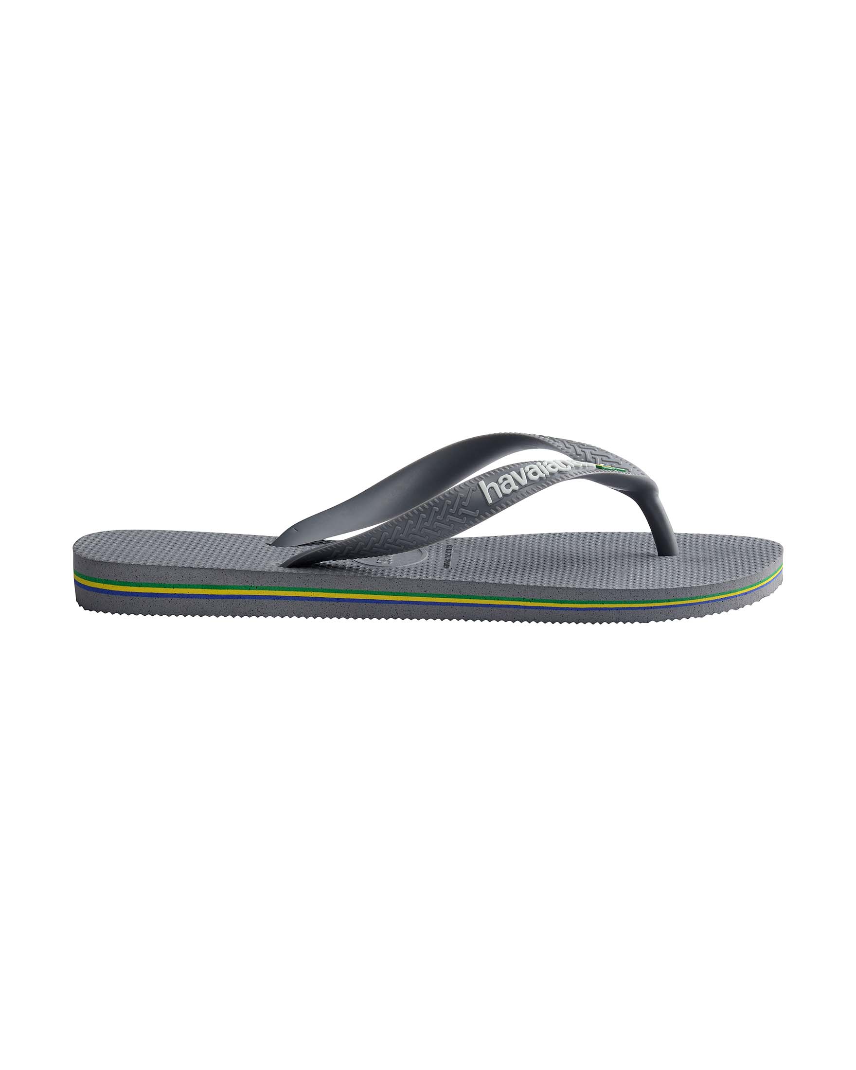 Havaianas Brasil Logo grigio con logo bianco