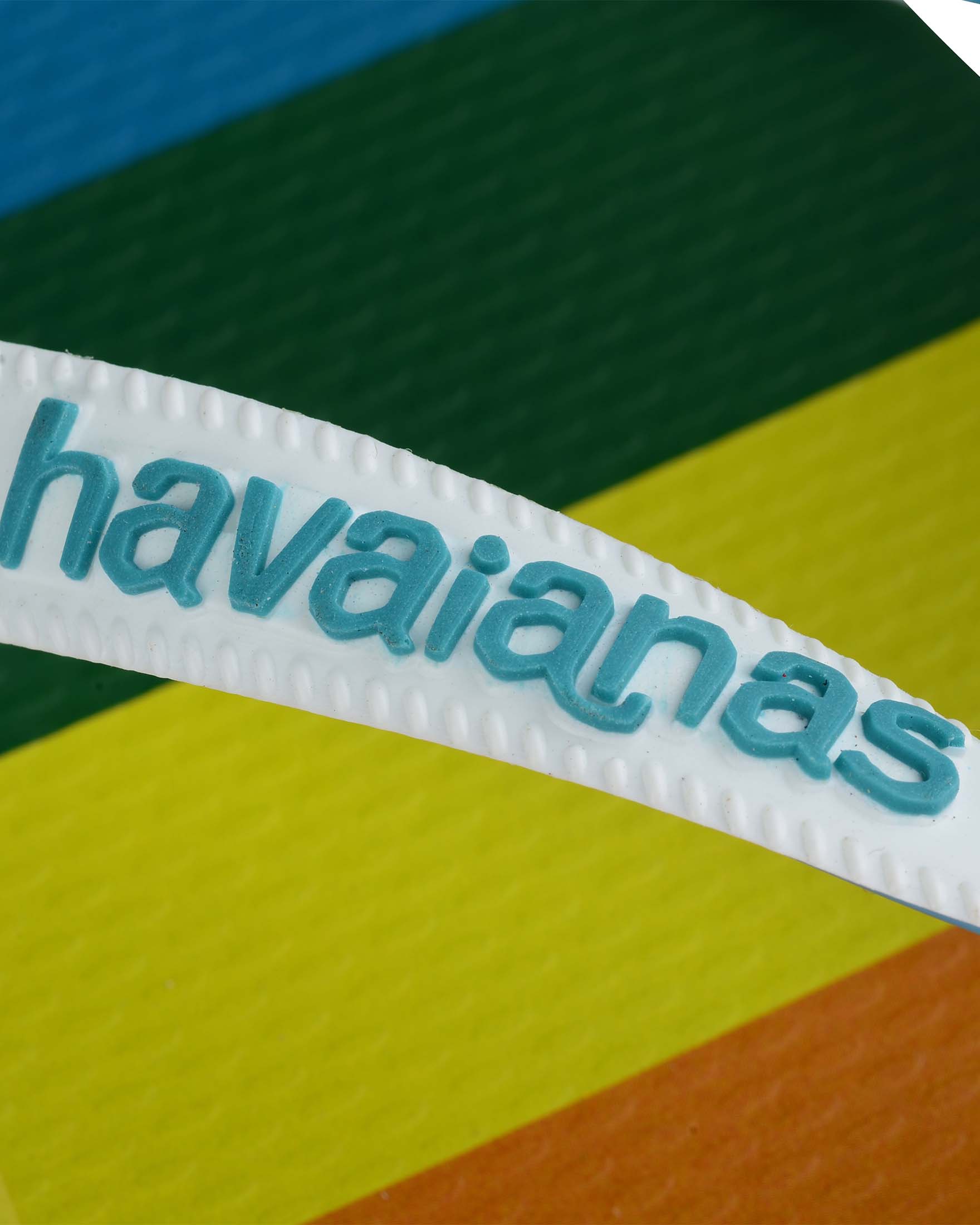 Havaianas Top Pride Allover con fascetta bianca e logo turchese