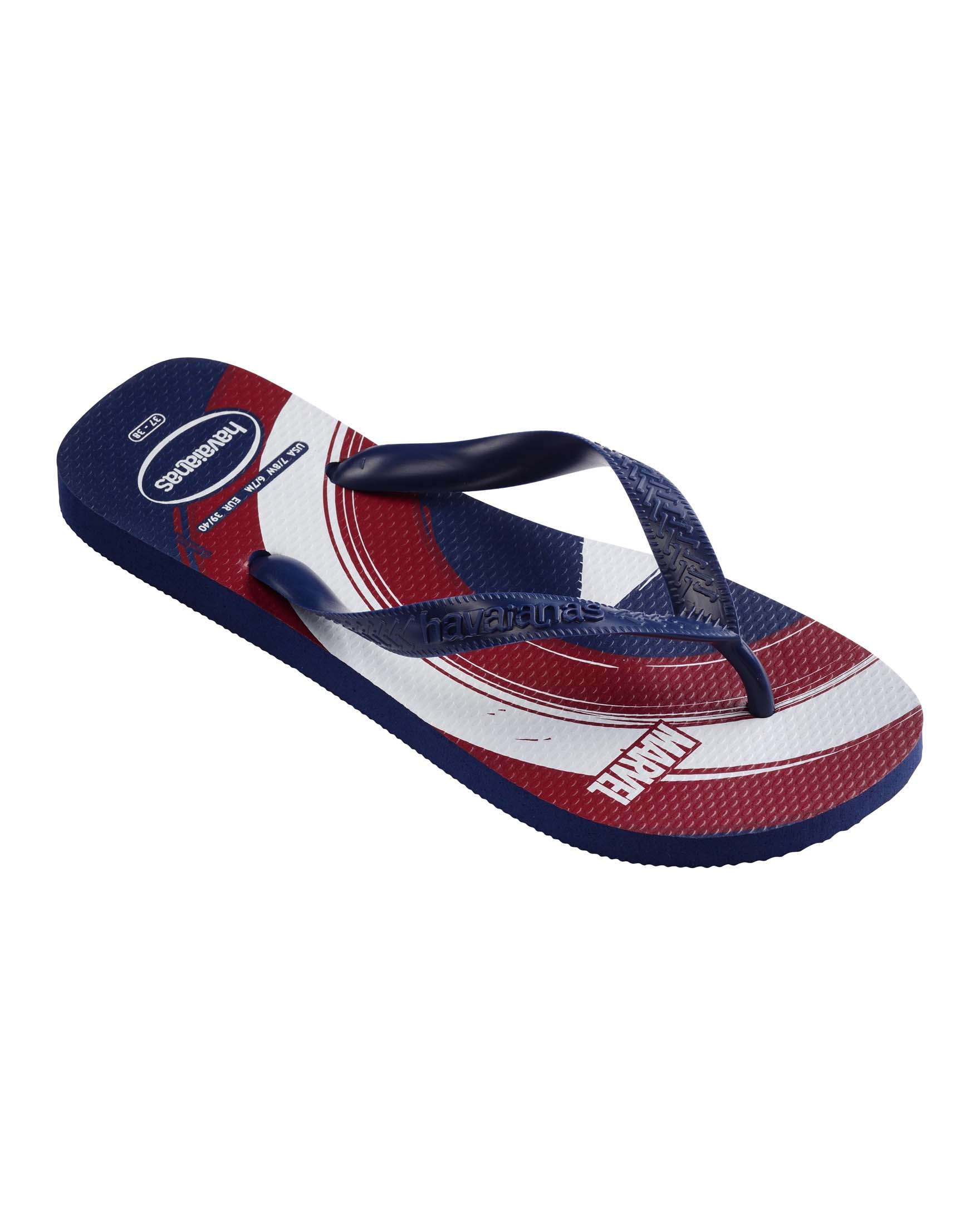 Havaianas Top Marvel Logomania in fantasia Captain America