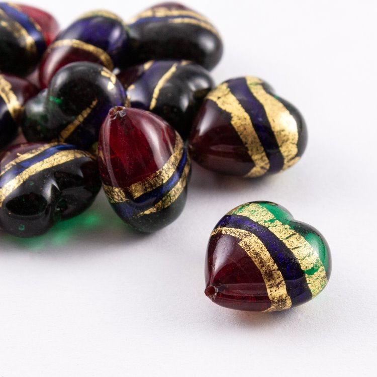 Fiore In Vetro Di Murano Blu Cobalto Con Sfumature Multicolore 1 920x920 - Foto 5