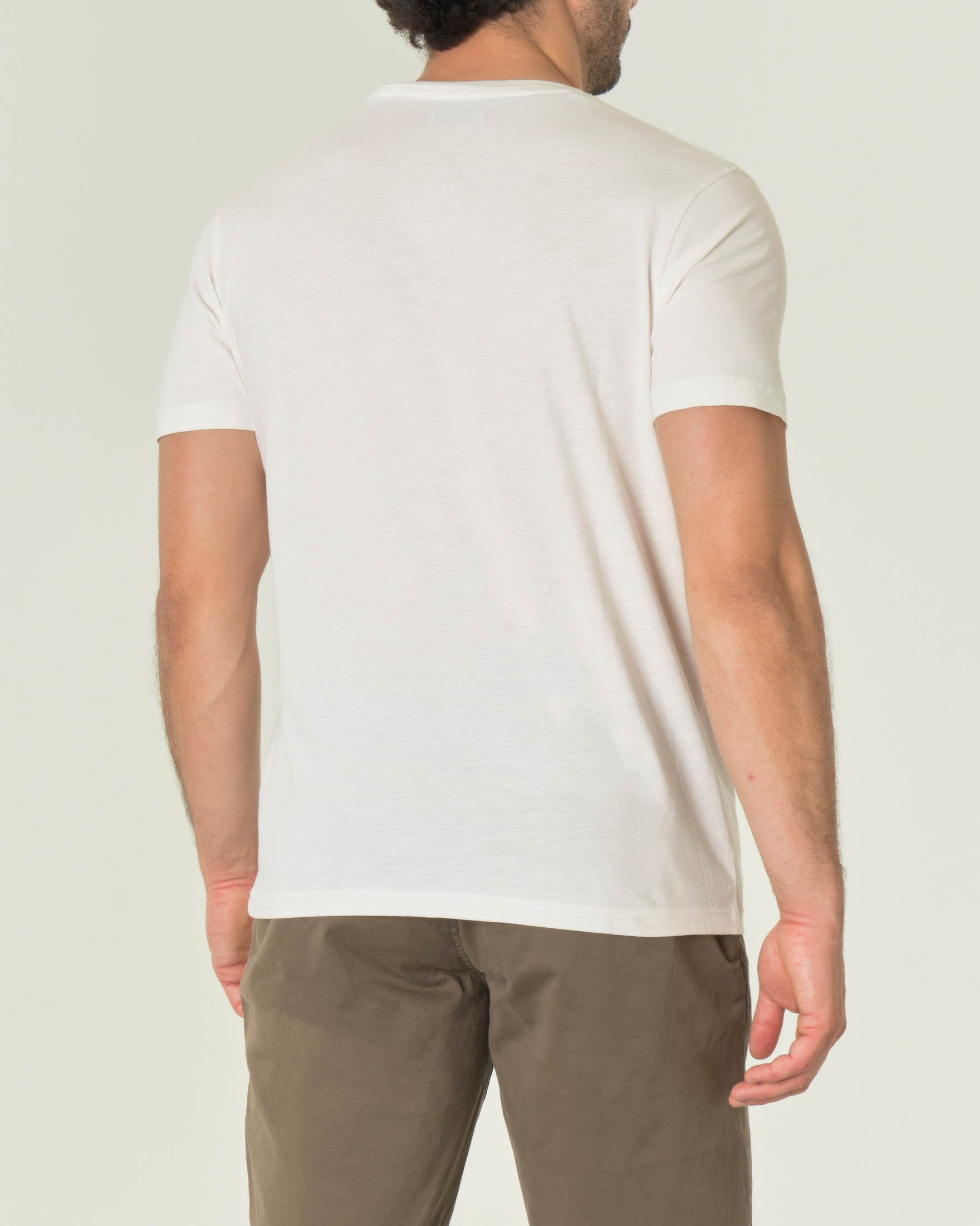 3styler T-Shirt Uomo Bianca Marty Feldman AB Normal - Frankenstein Jr Linea Amazink Cotone Fiammato Slub 150 Gr Mq Xl Bianco 127421728