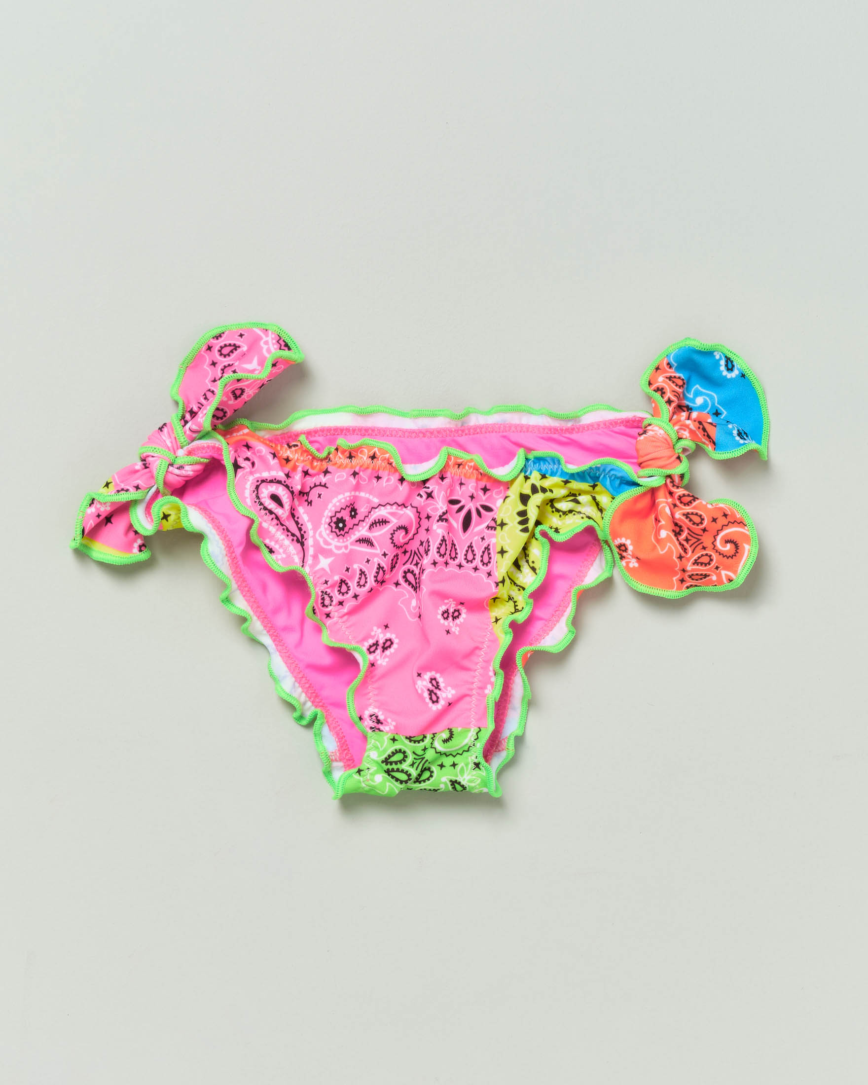 Slip mare con stampa bandana multicolor 