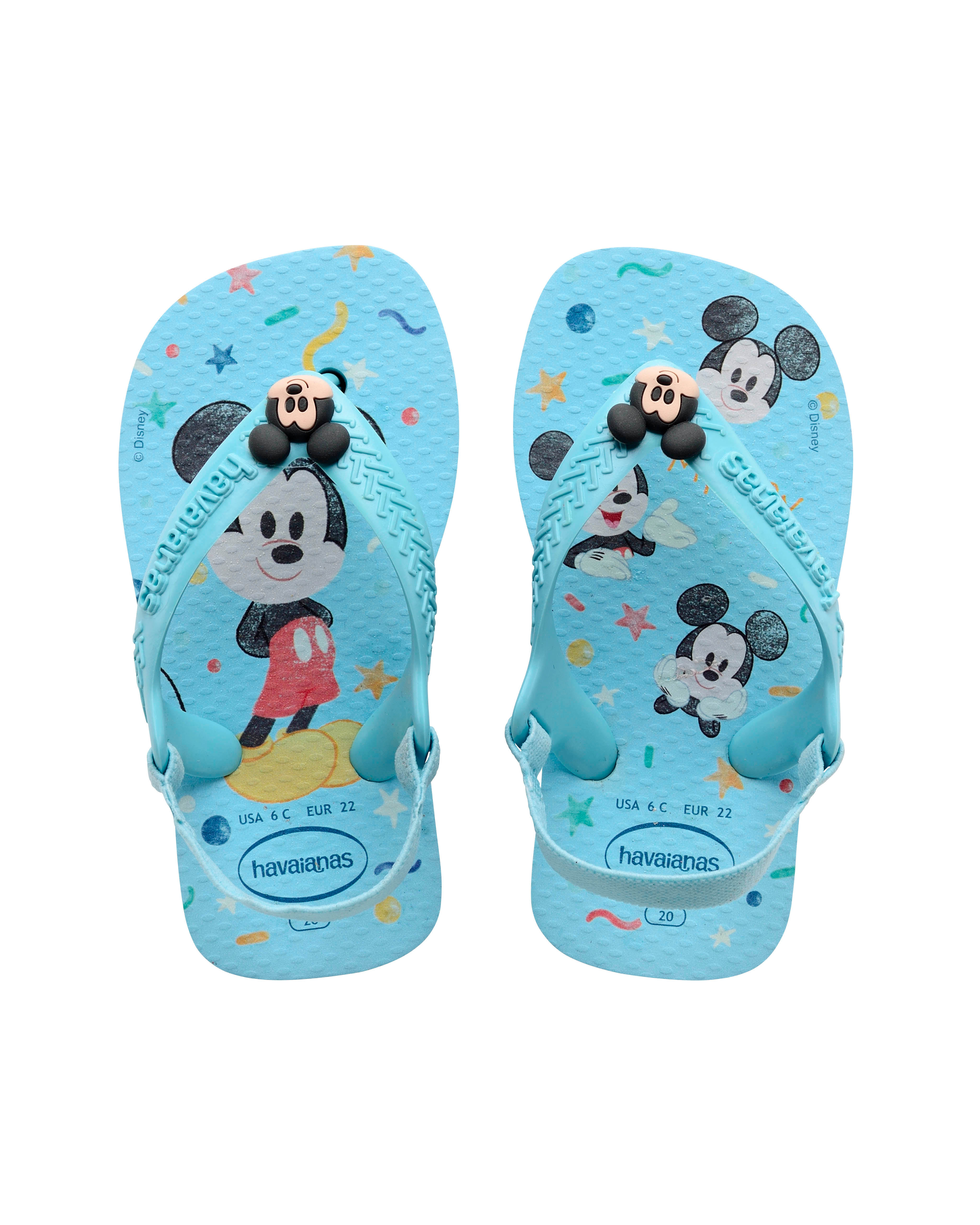Havaianas Kids Disney Classics azzurra con stampa grafica Minnie
