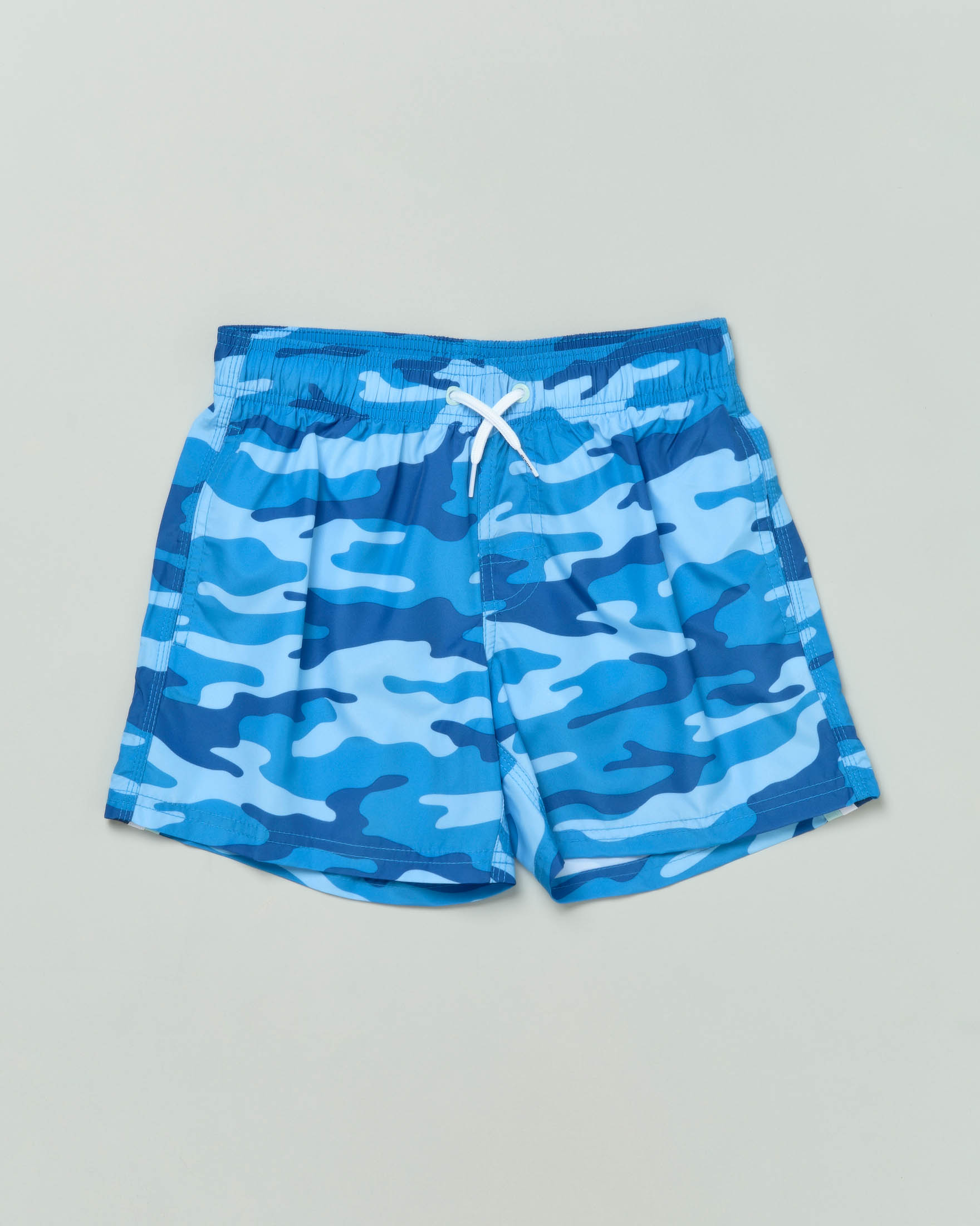 Boxer mare azzurro camouflage con arcobaleno in tono 8-16 anni
