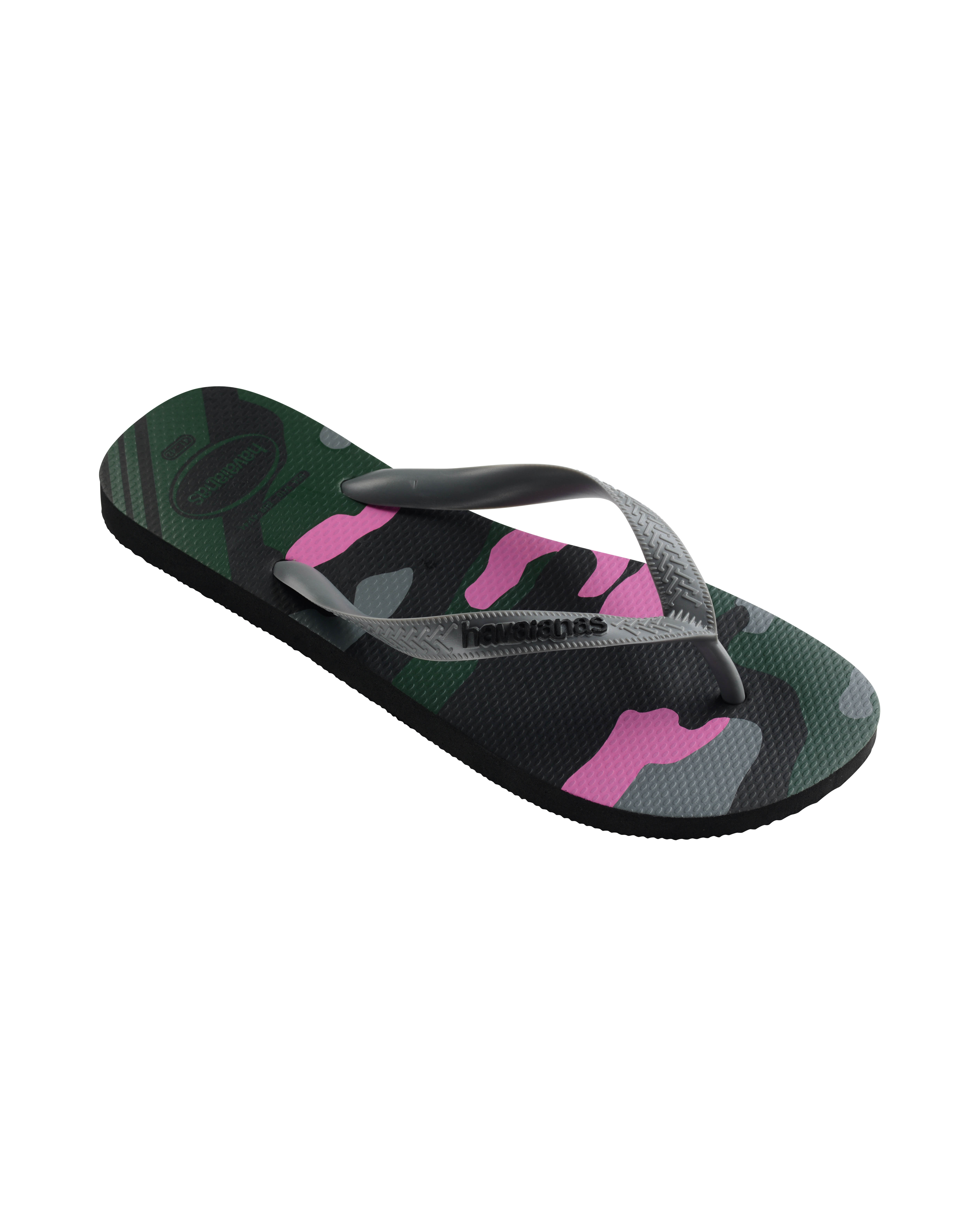 Havaianas Top Camu con stampa camouflage viola nera e militare  image