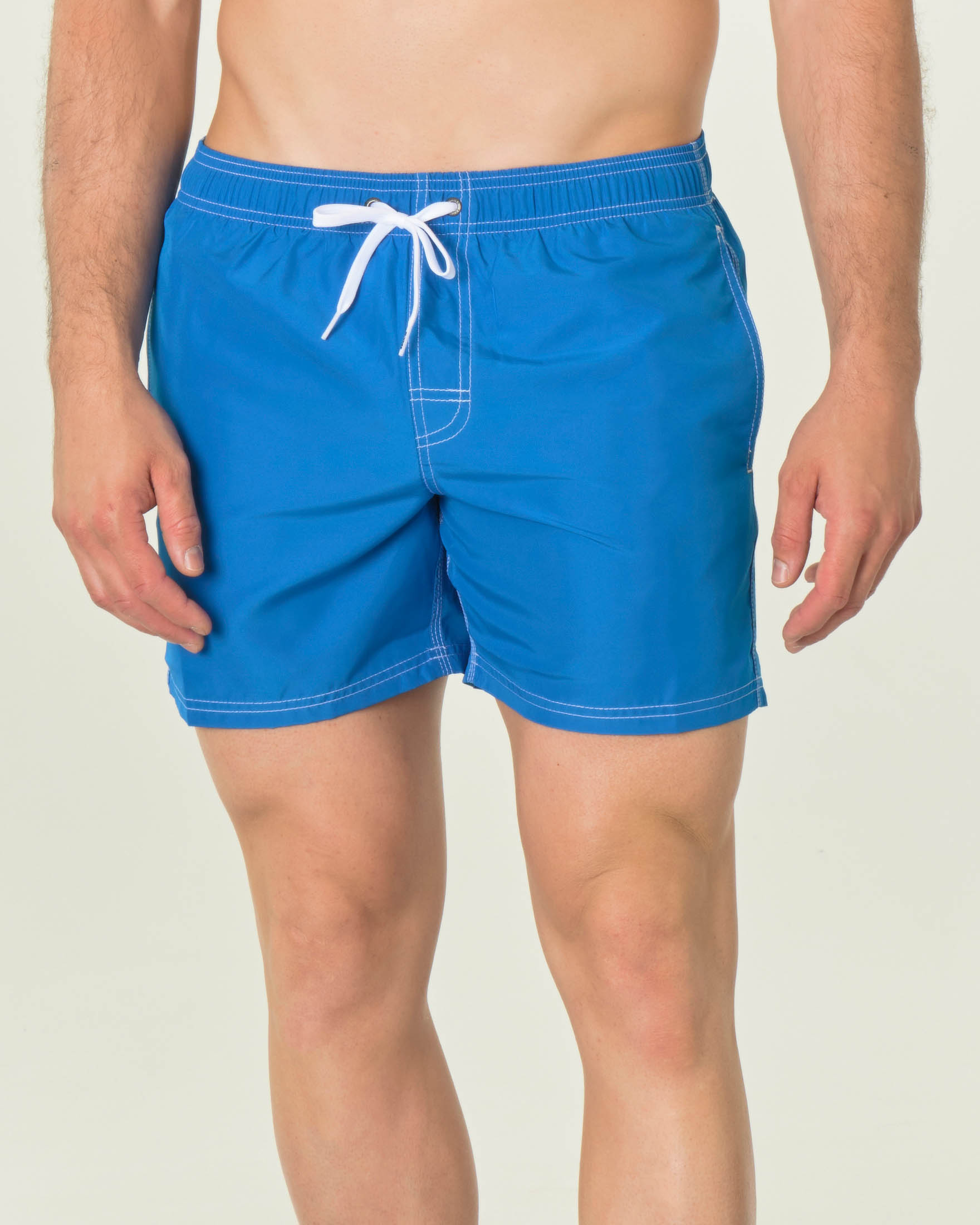 Boxer mare blu royal con arcobaleno verde fluo celeste e bianco