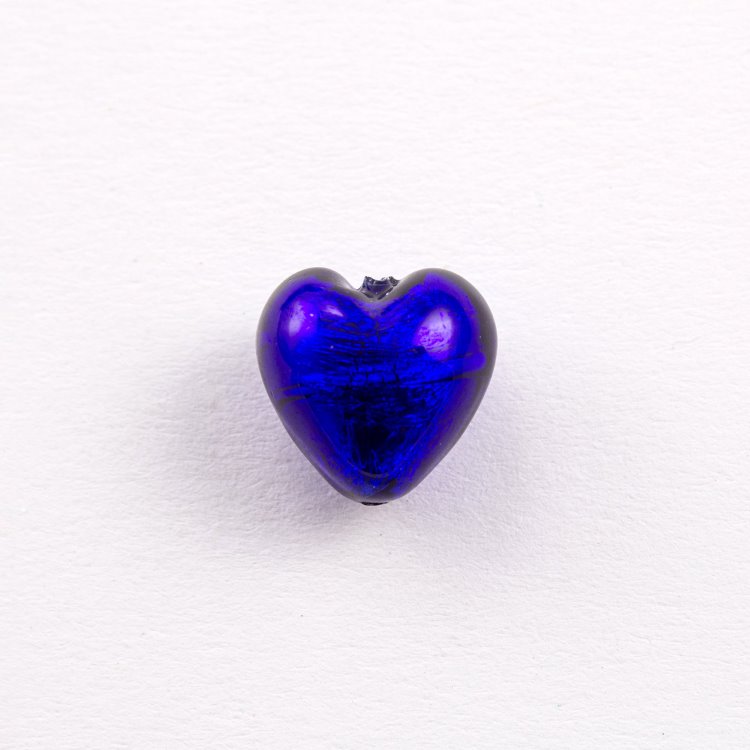 Orecchini A Cuore In Vetro Di Murano Blu Acqua | Gioielli Artigianali Italiani Con Certificato Di Autenticità