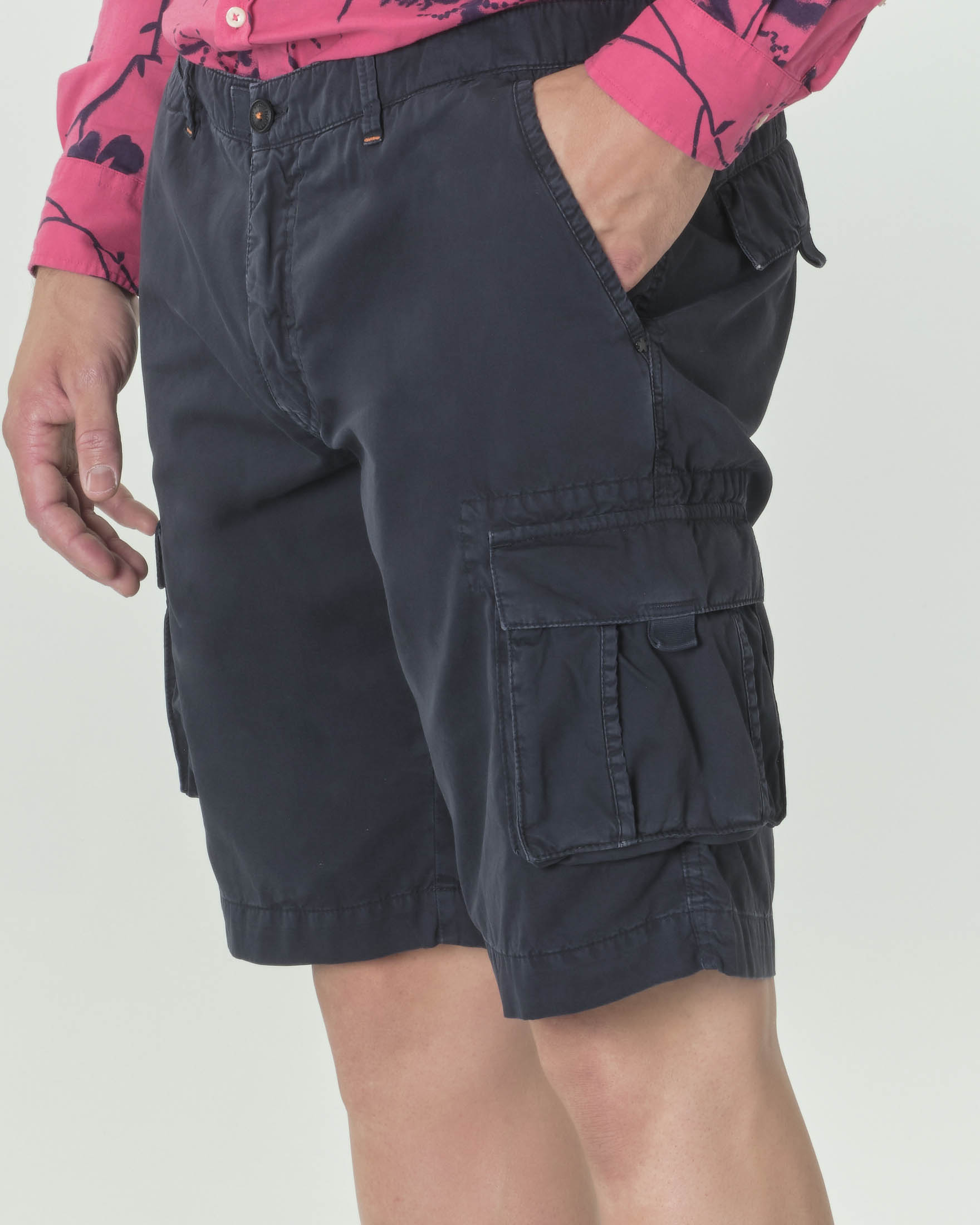 Bermuda Ottoman Blu Navy Genova - Nupkeet 1946 - Foto 4