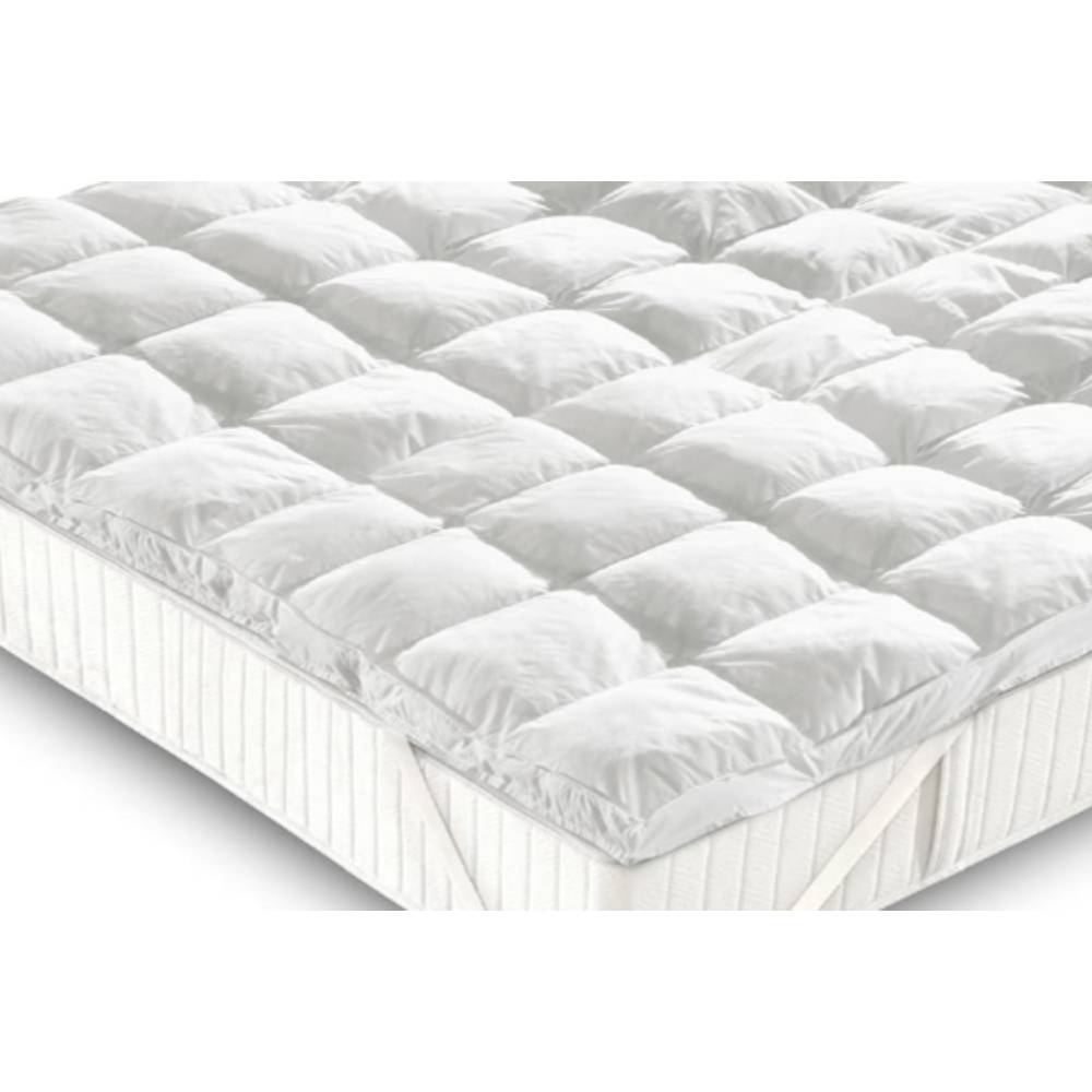 Topper Supereme feather effect padded mattress cover 165x200