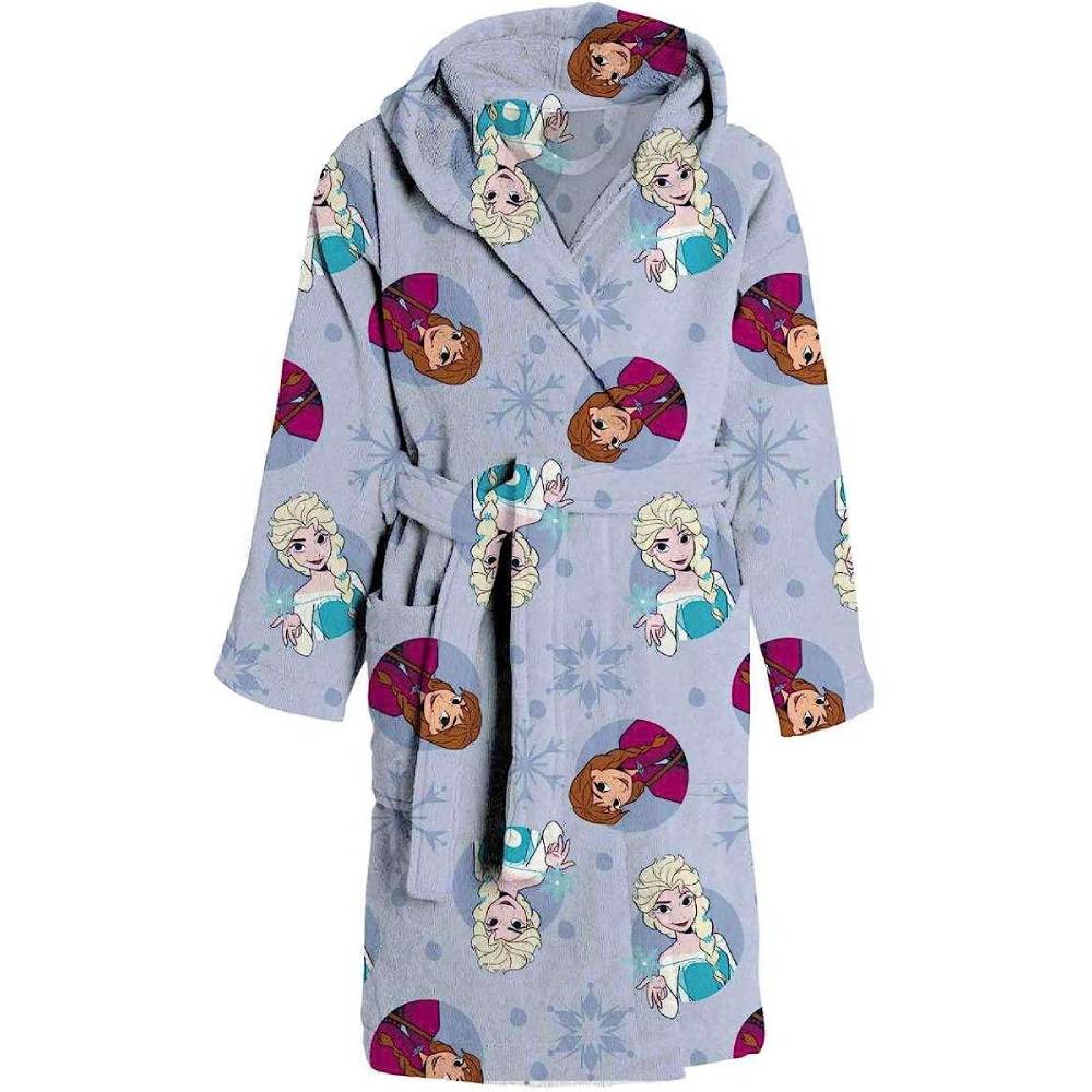 Disney Frozen lilac hooded bathrobe for girls