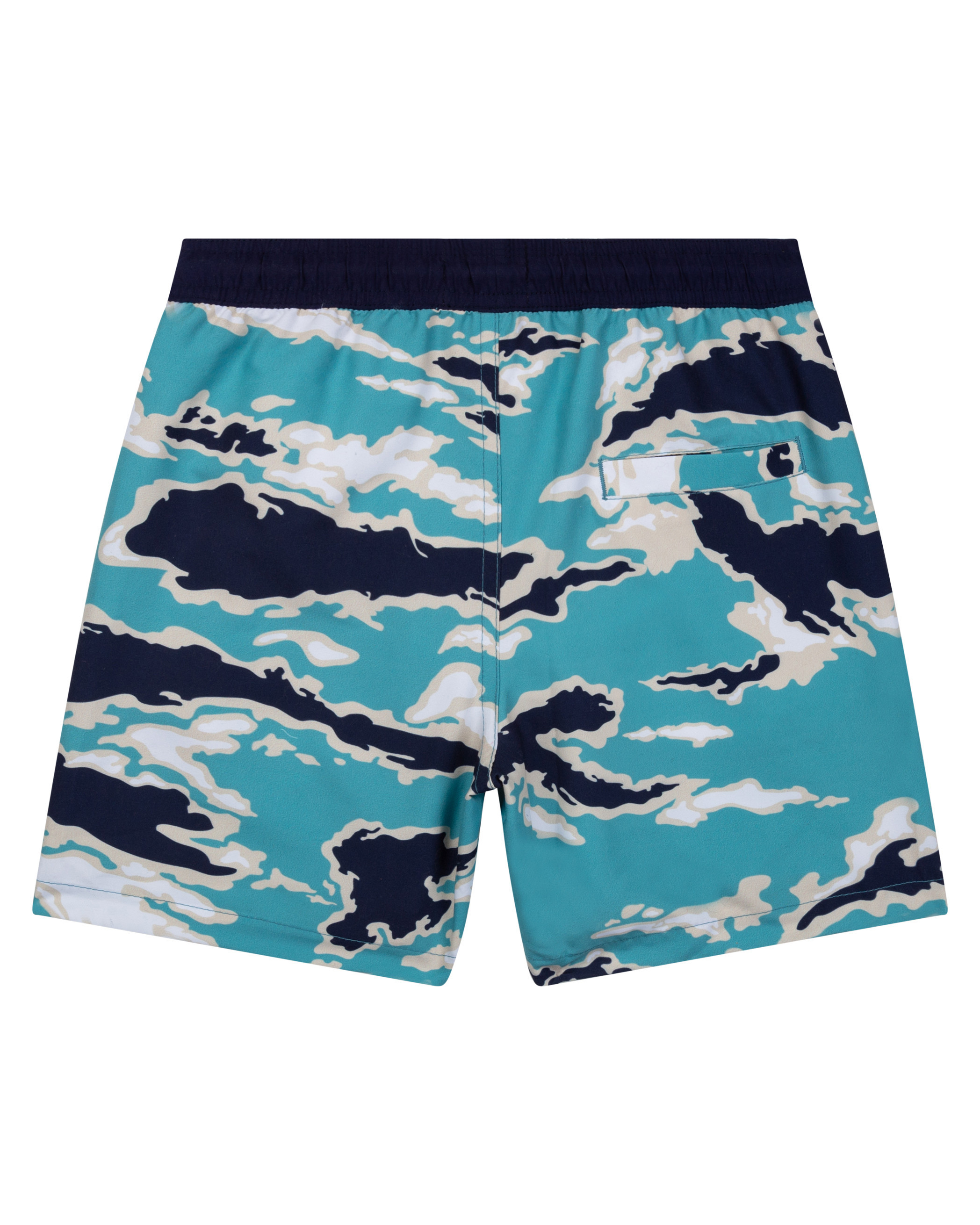 Boxer mare verde acqua in fantasia camouflage 6-12 anni image