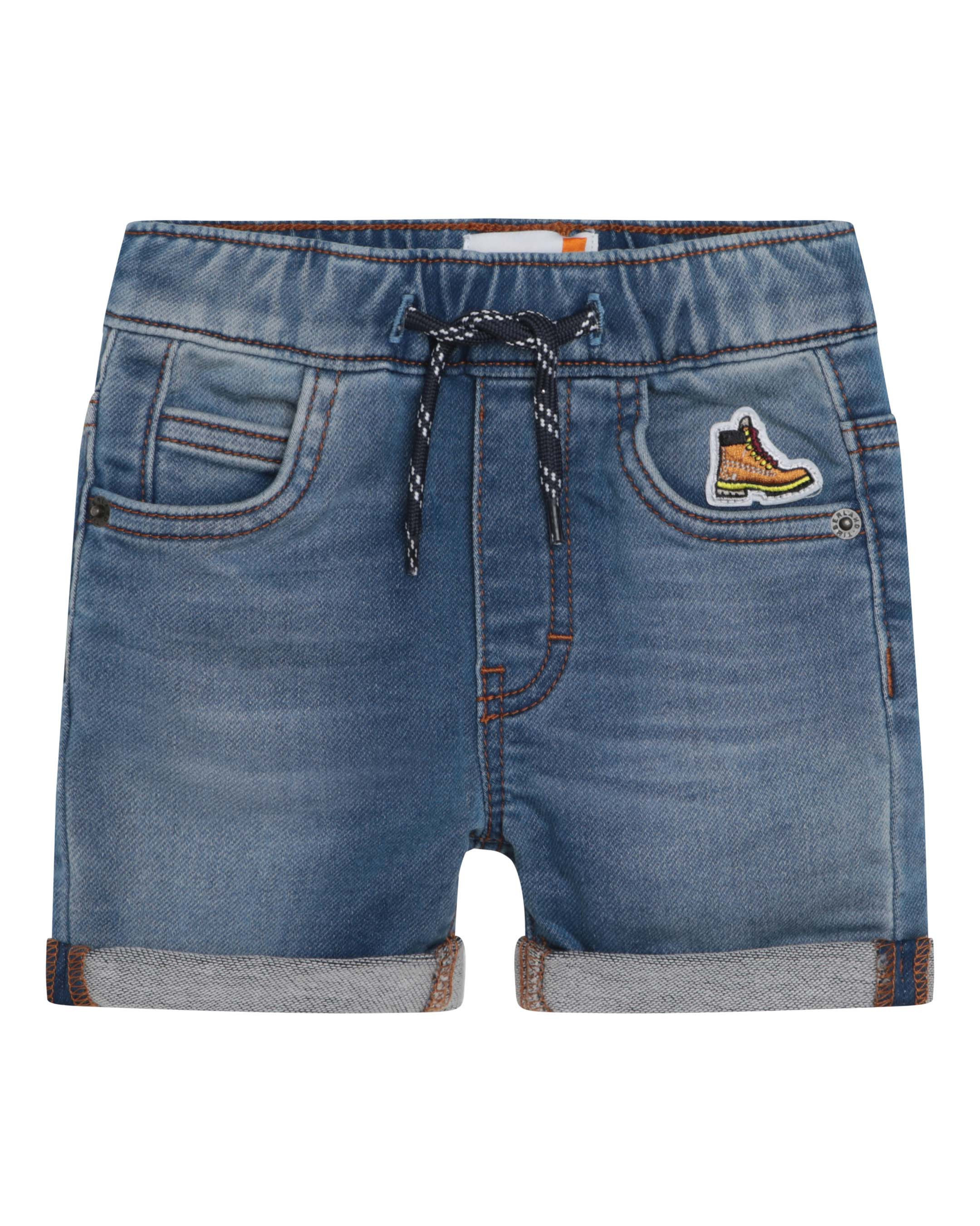 Shorts jeans con on sale elastico in vita