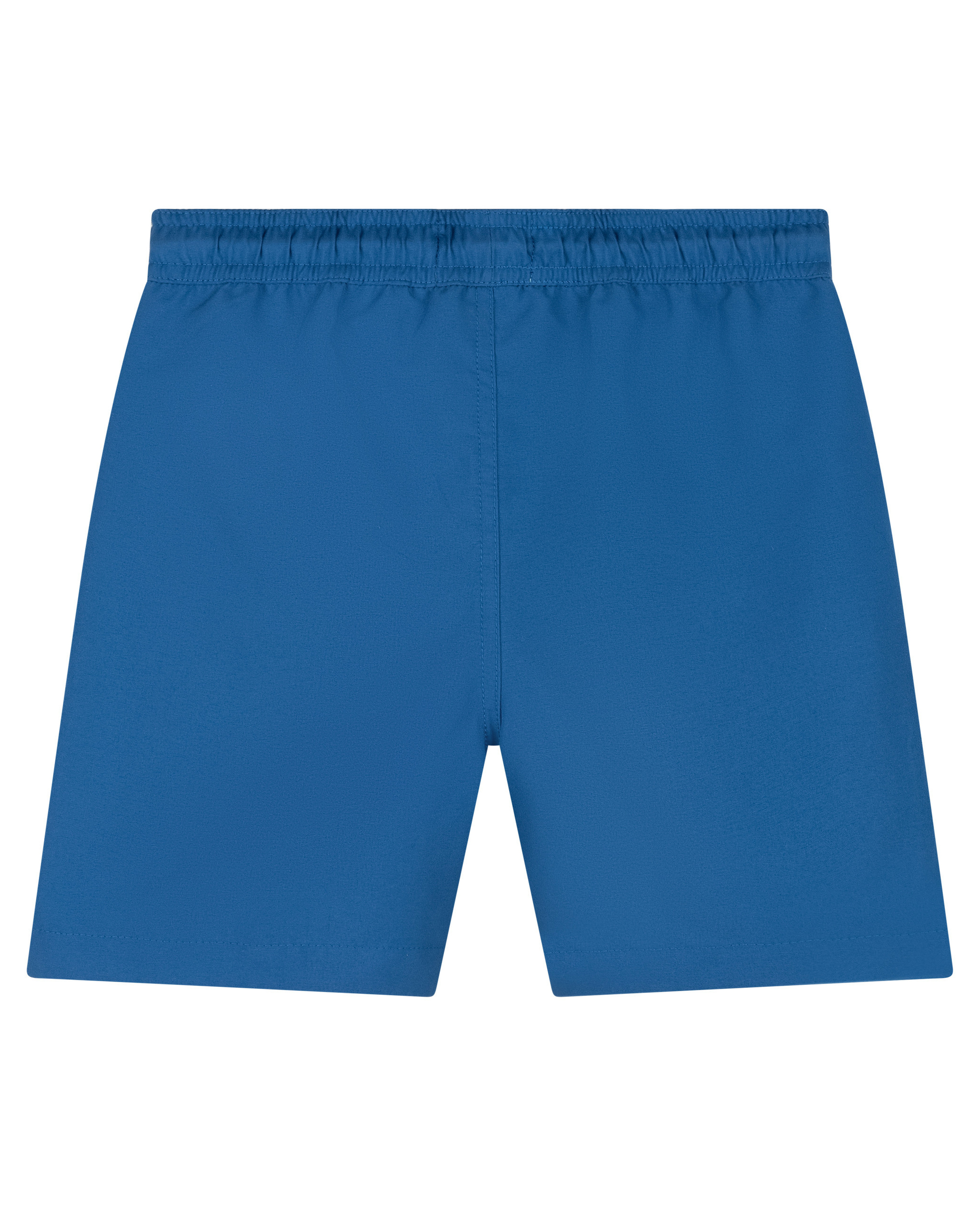 Boxer mare blu royal con maxi logo stampato 6-12 anni image