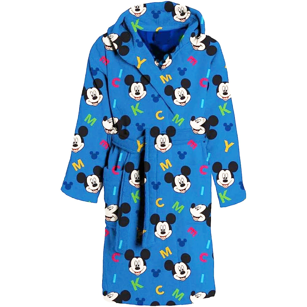 Accappatoio bambino spugna con cappuccio Disney Mickey Mouse