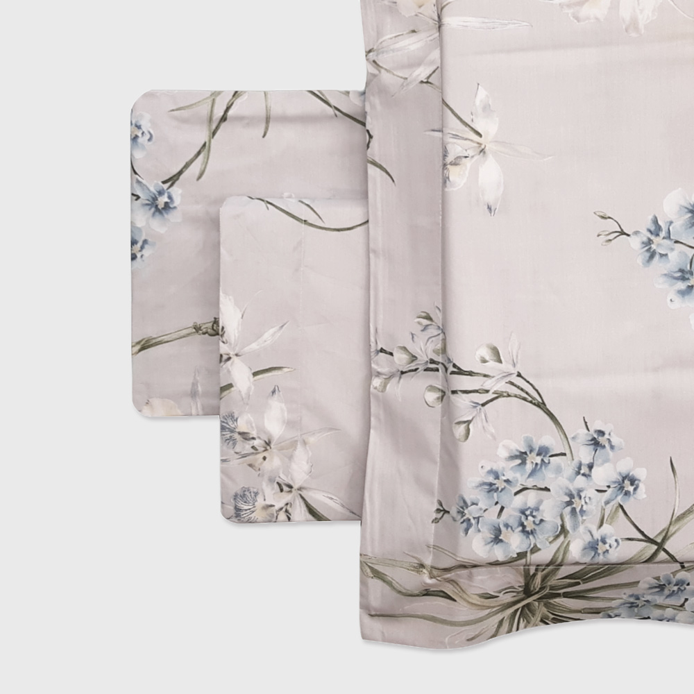 Sheetsbedspread for double MIRABELLO Cymbidium light blue