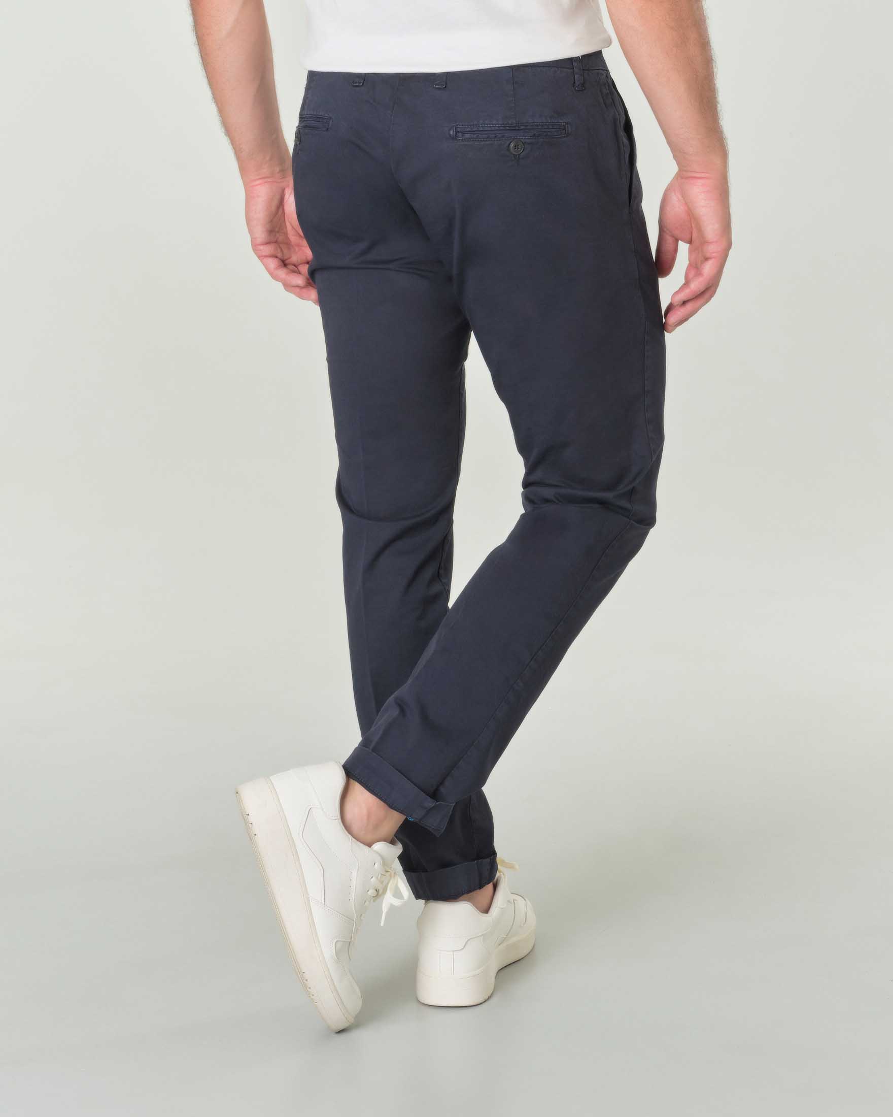 Chino Pantaloni Uomo Taglia 56 Guy Pantaloni Regular In Cotone - Main Image