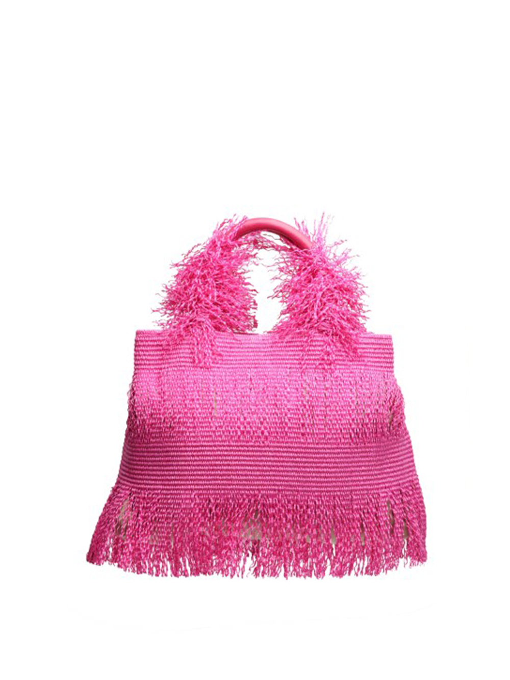 Shopping bag in raffia 