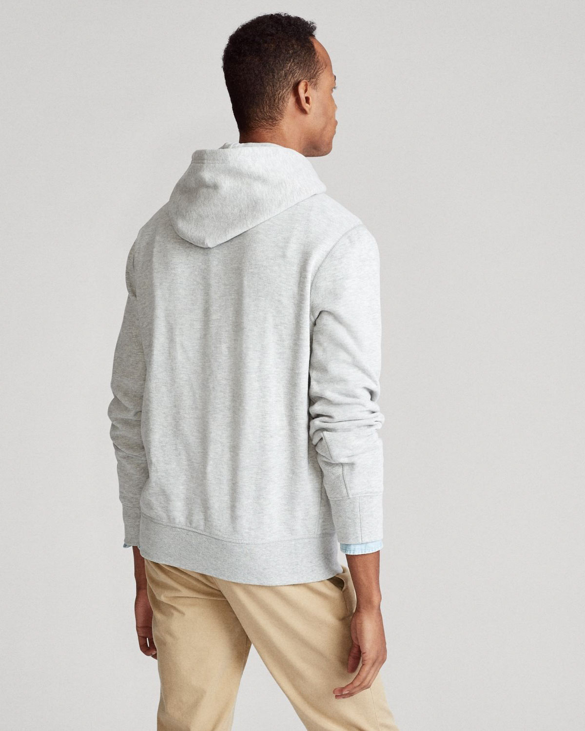 Generisch 1968 Felpa Con Cappuccio Uomo – Modello Shirt84, Colore Grigio, Taglia L, Misto Cotone 50% E Poliestere 50%