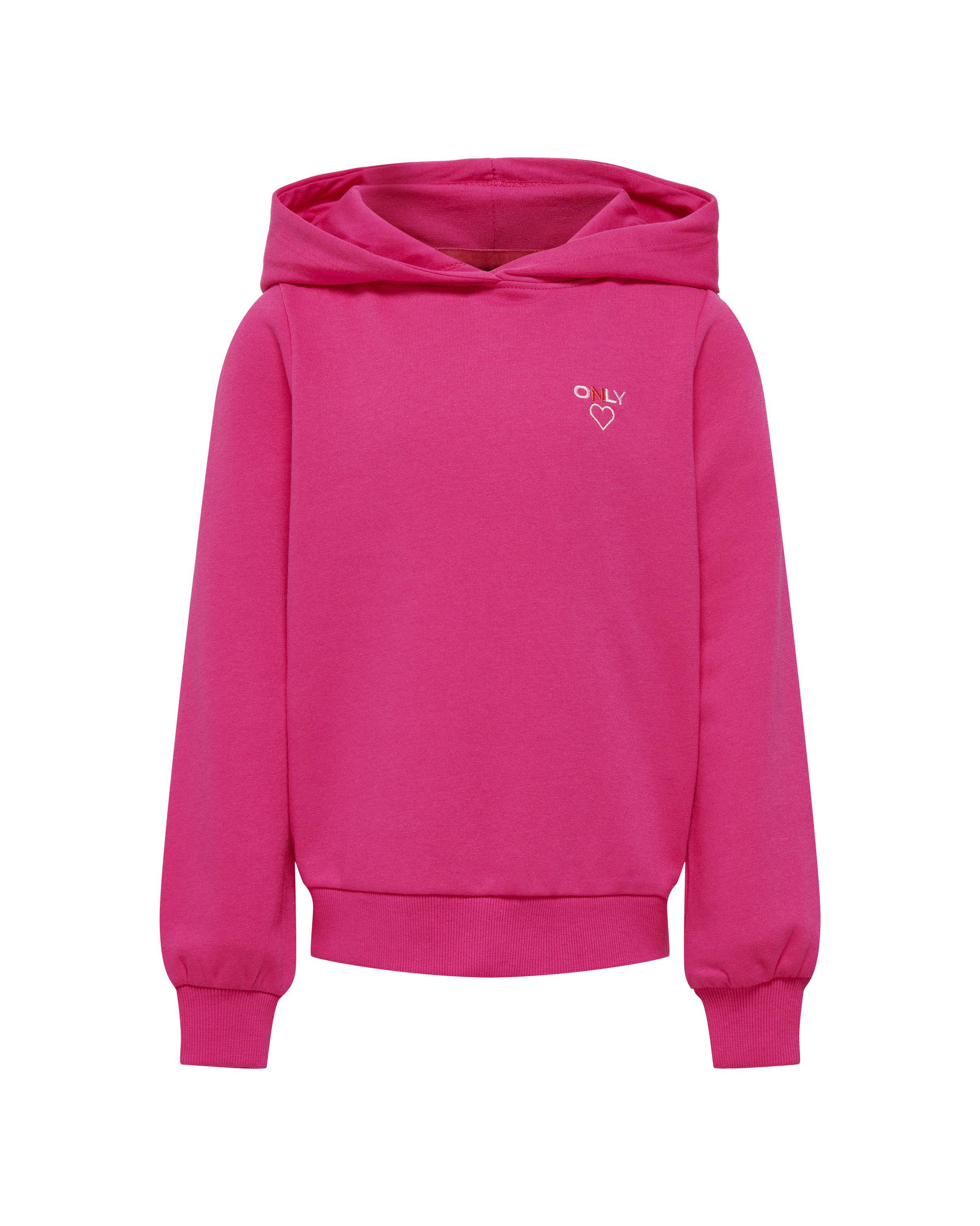 Felpa fucsia con cappuccio 10-14 anni