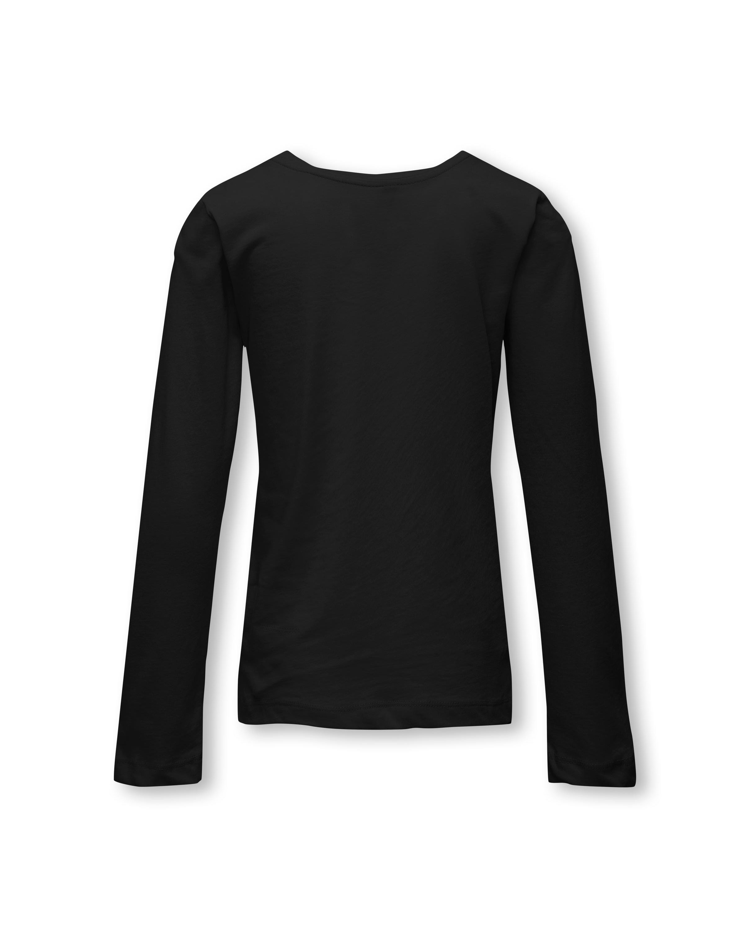 Maglia nera outlet lunga