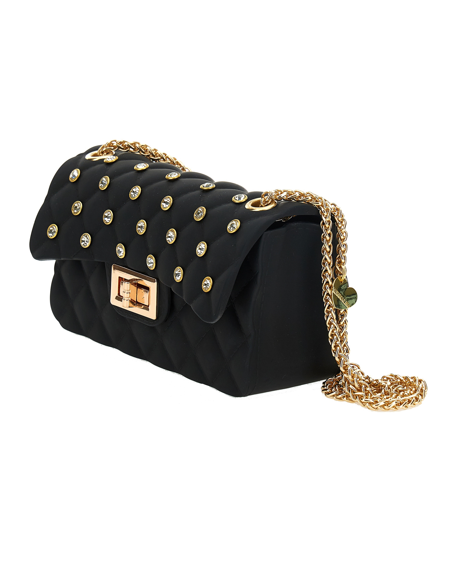 Borsa bambina Monnalisa con strass Fucsia