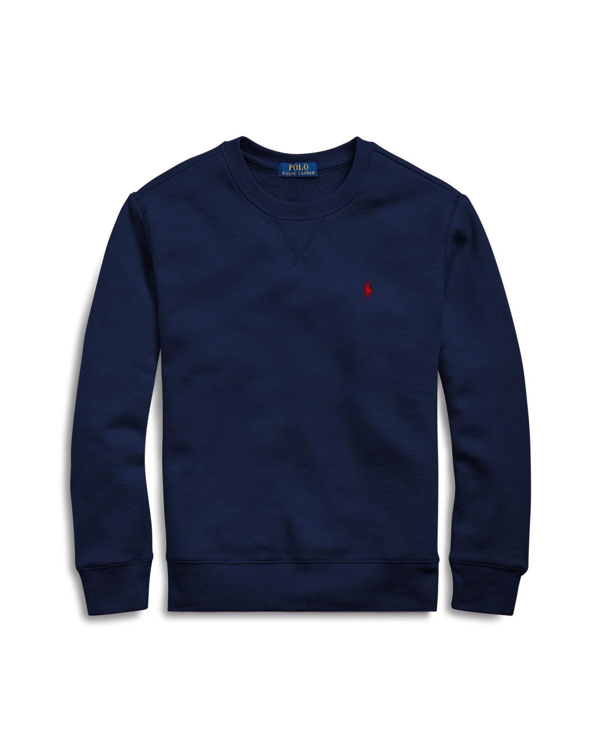 Felpa rossa store ralph lauren