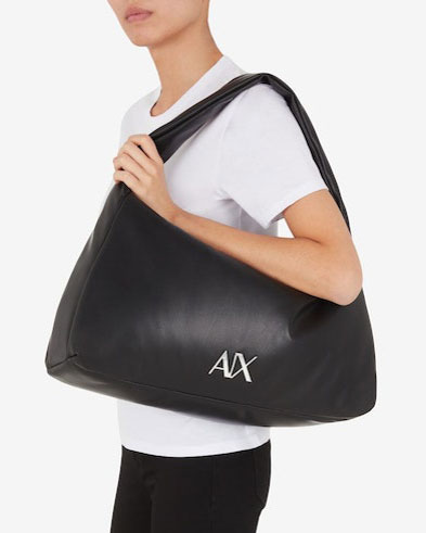 Armani exchange borsa outlet nera