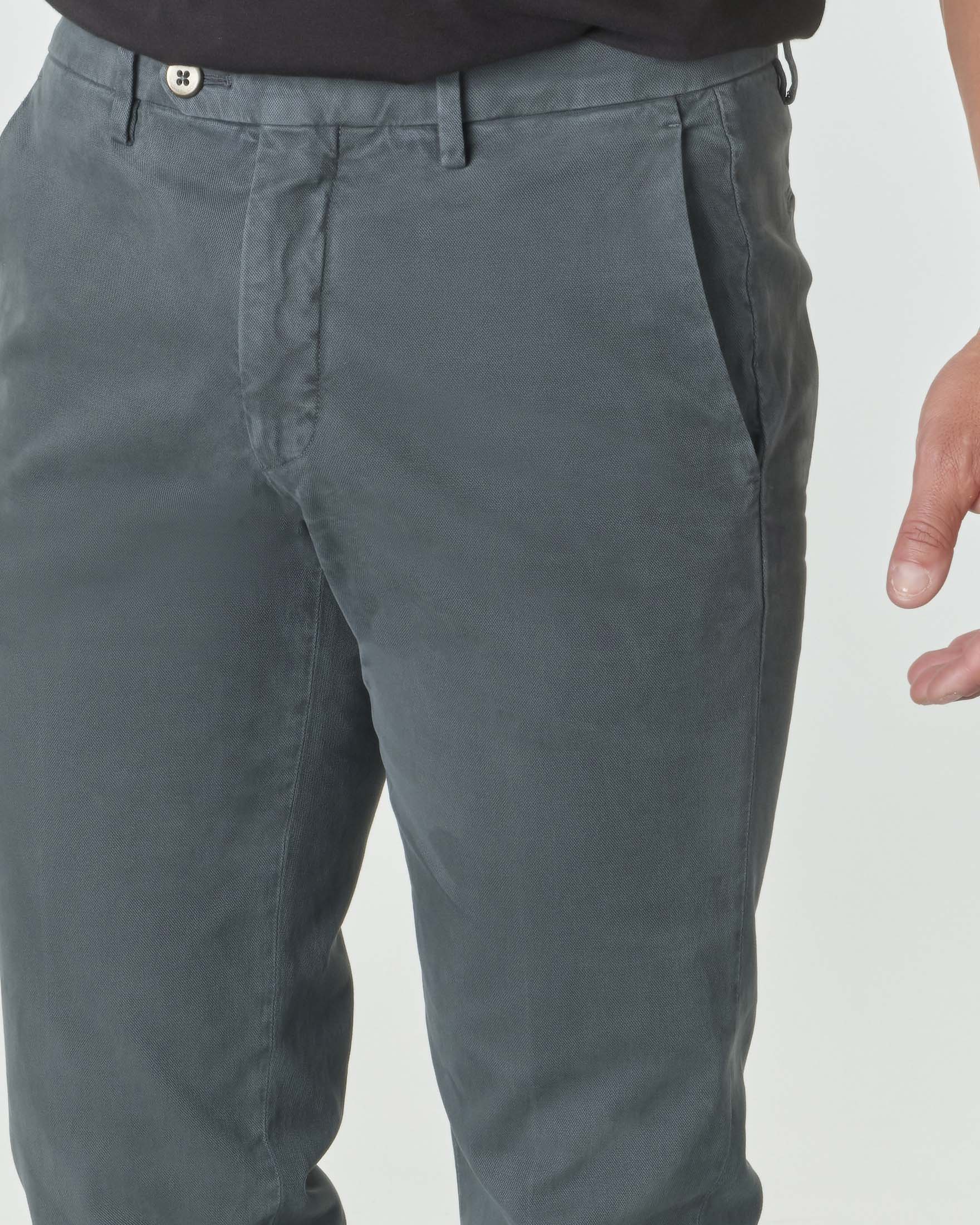 Pantalone Chino Uomo Grigio Scuro in Gabardina | Mason's – Mason's | Mason's