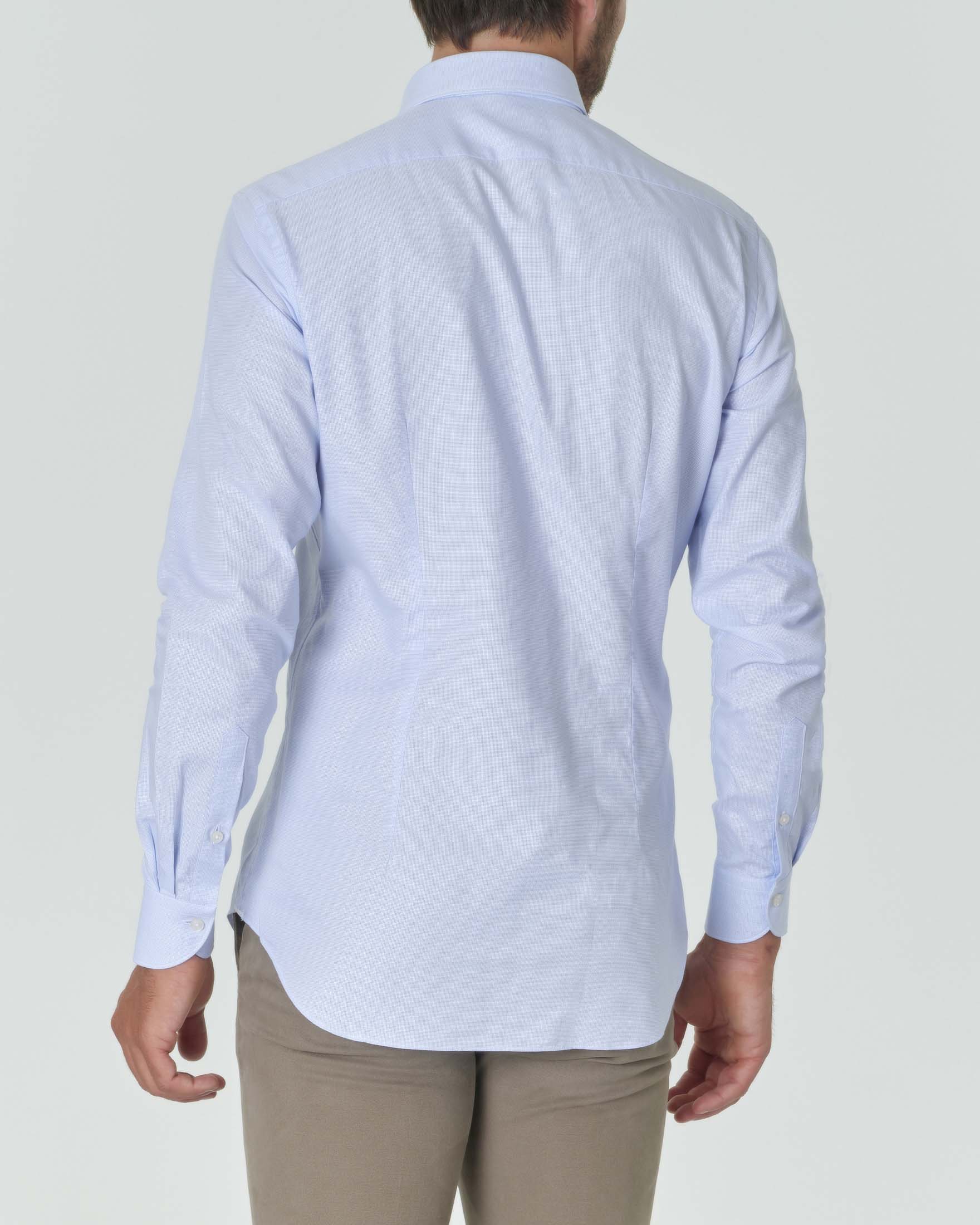 CAMICIA RIGATA AZZURRA 3+1 FIT