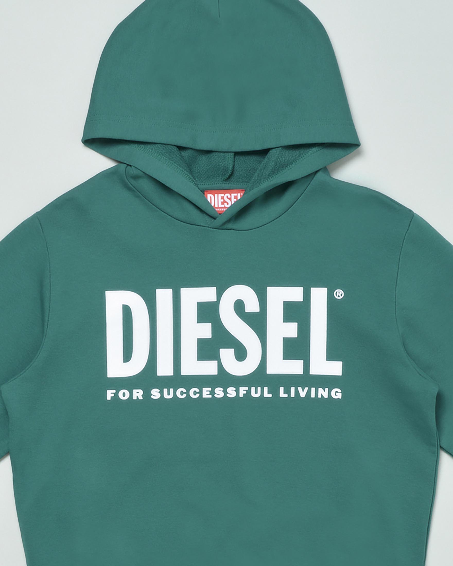 Felpa hot sale diesel cappuccio