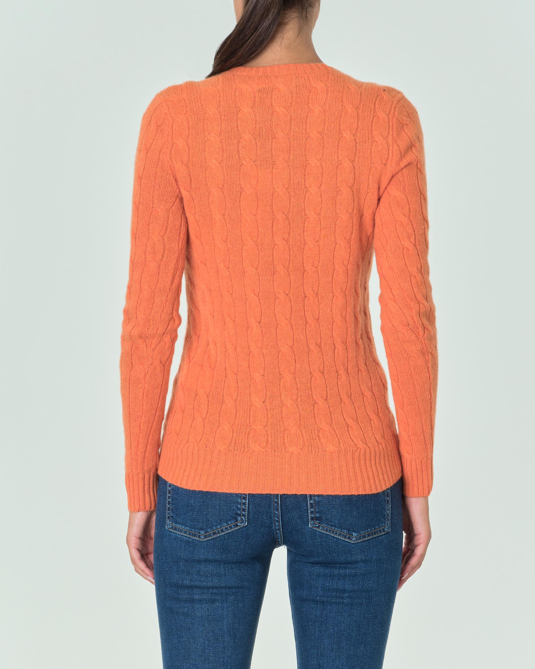 421709 50 g 80 m Orange fluo - Double Fil de laine à tricoter en