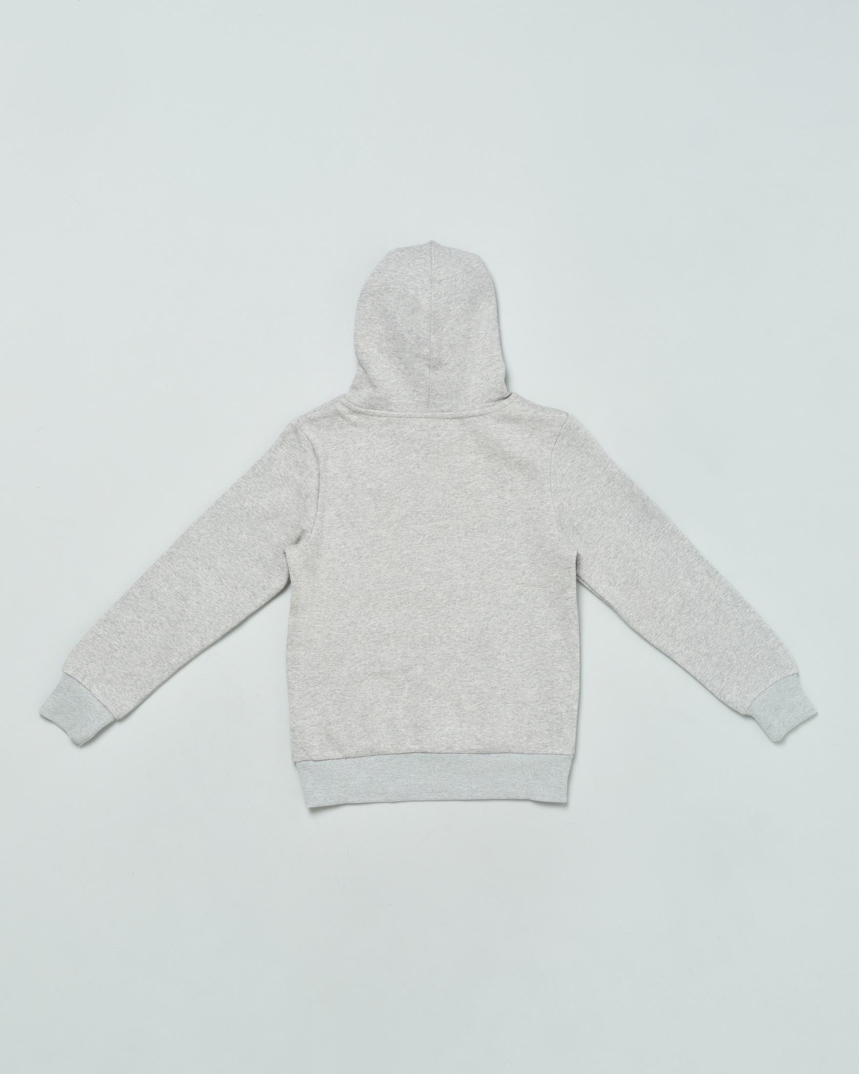 felpa converse grigia con cappuccio