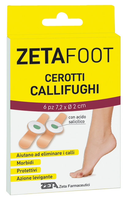 ZETA FOOT 6 CEROTTI CALLIFUGHI - CON ACIDO SALICILICO