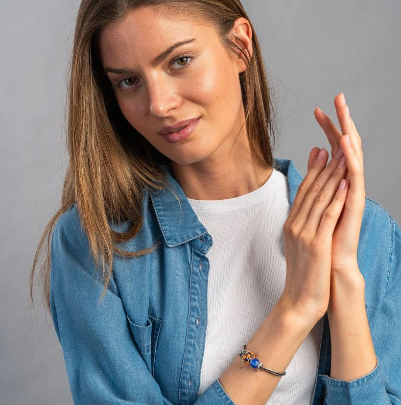 Agata Blu Scuro Rotonda - View3