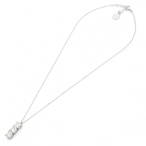 Collana Trilogy in Argento Bianco - Main view