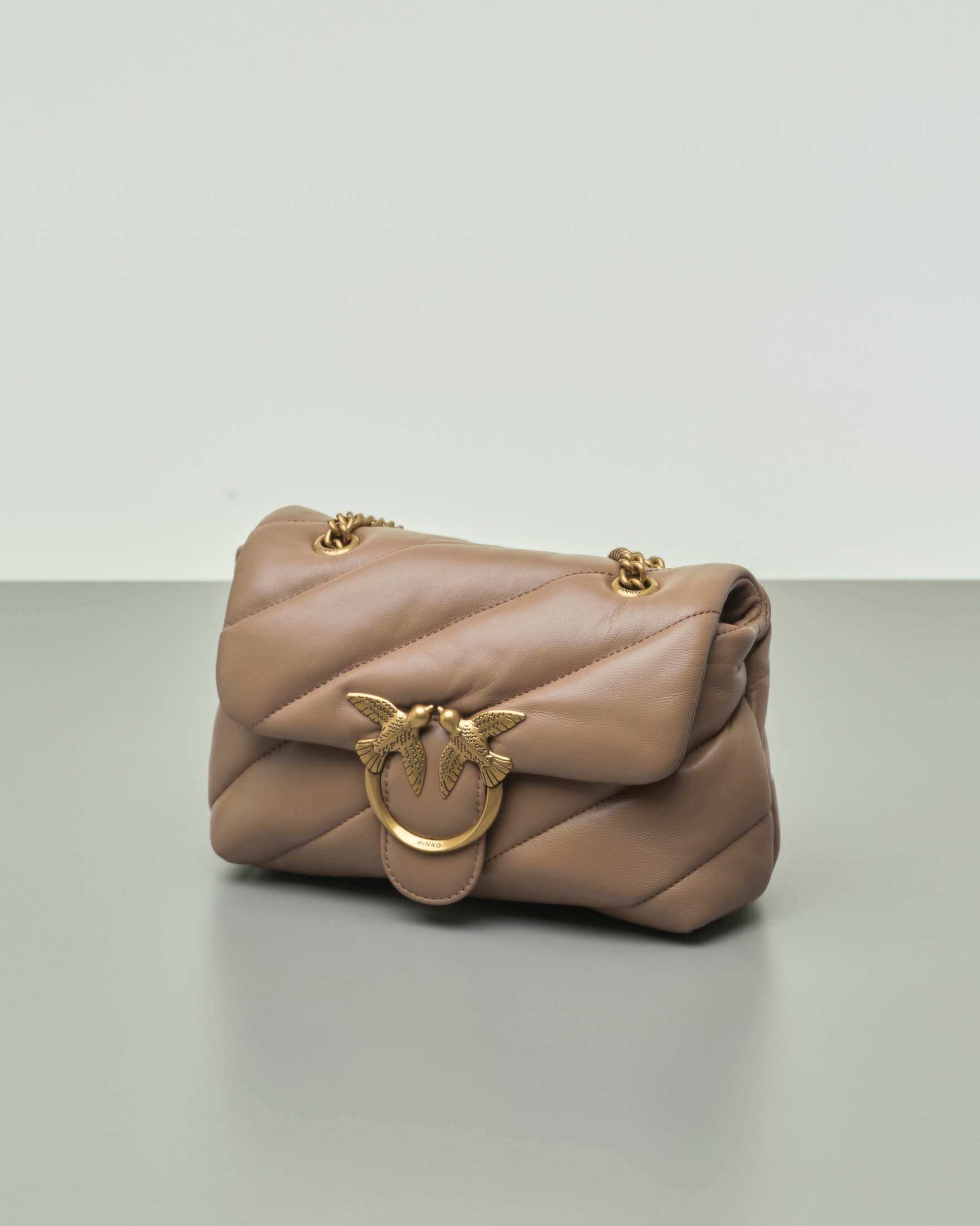 Borsa Oro Borse Dorate Clearance Big Love Bag Puff Maxi Quilt
