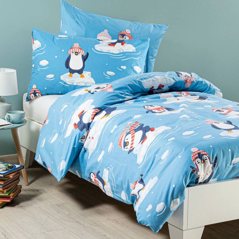 GEDAEUBA Copripiumino Una Piazza e Mezzo Volpe, Copri Piumino 200x200 e Federe 50x80, Set di Biancheria da Letto Animali del Bosco in Microfibra Morbido, con Cerniera