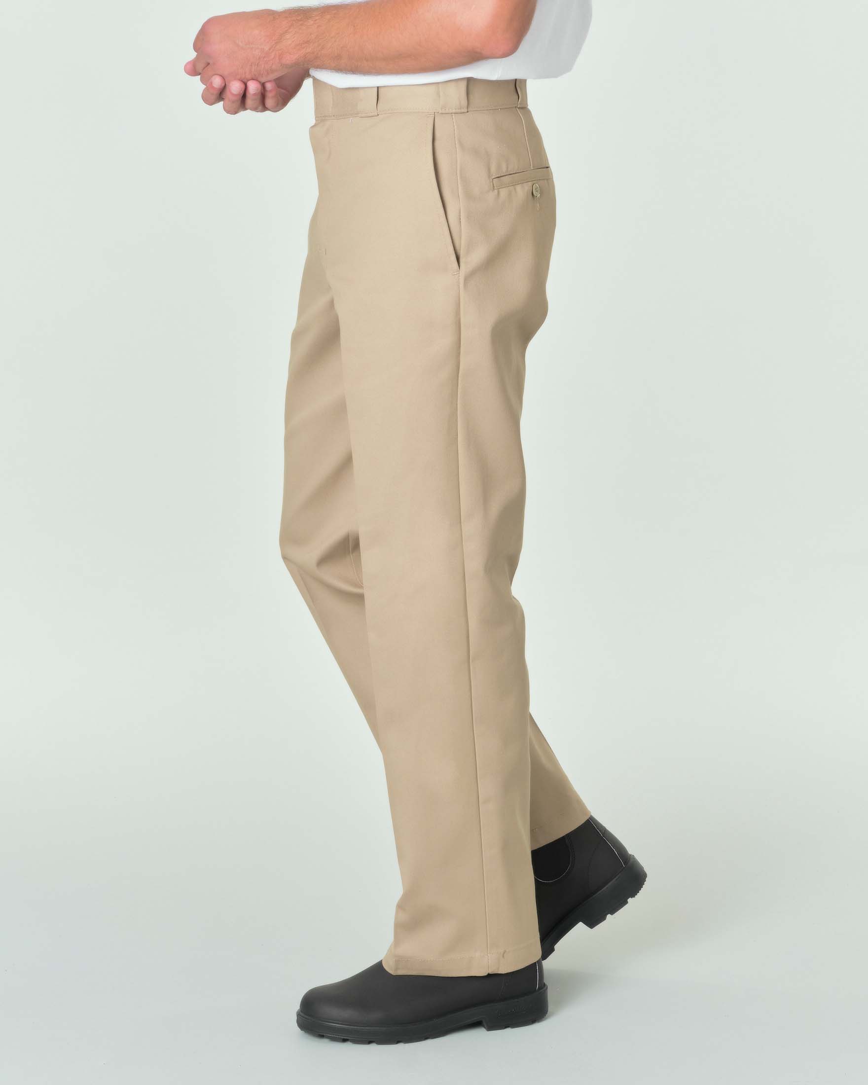 Pantaloni da lavoro sabbia in tessuto Flex a gamba dritta image