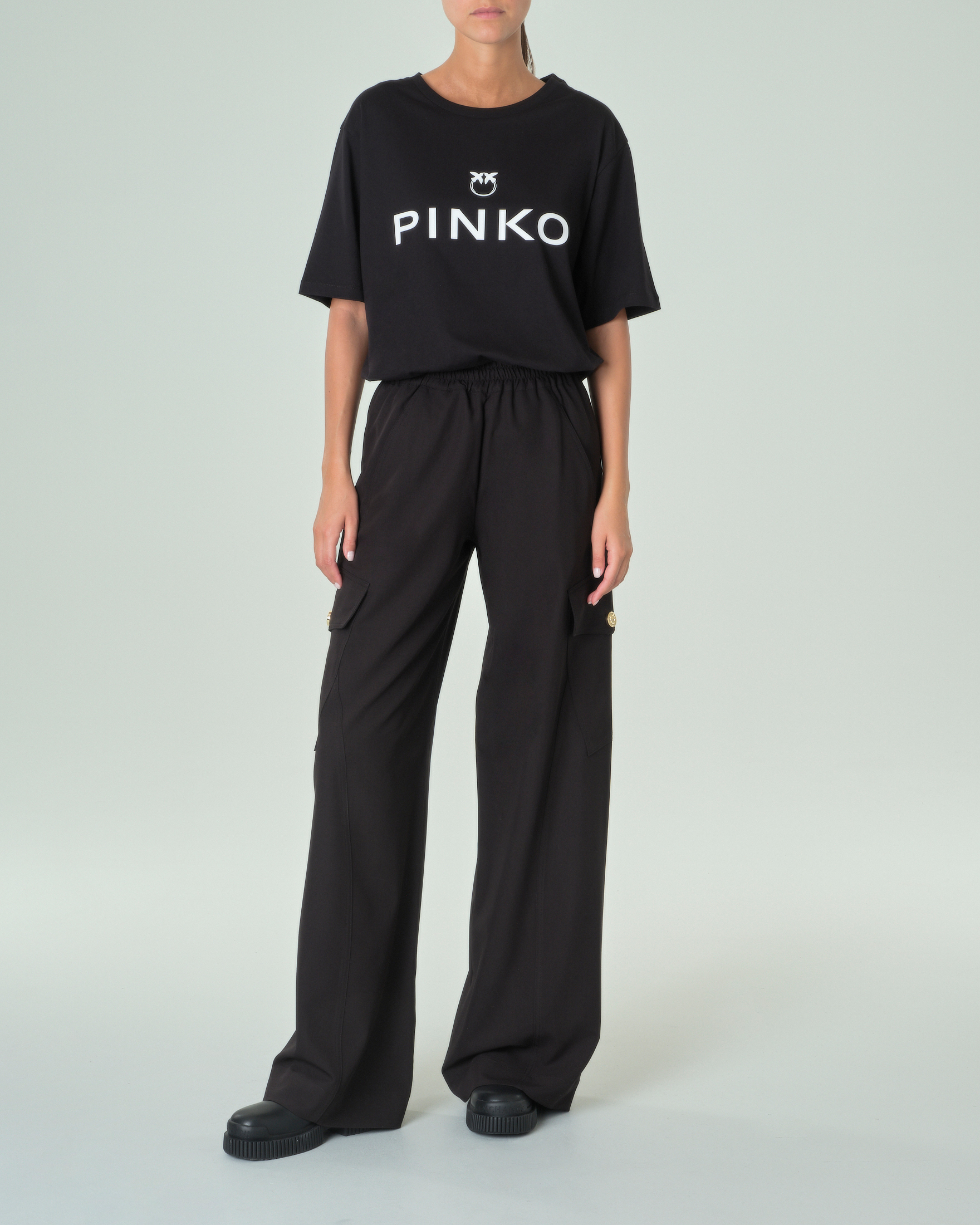 Pantaloni on sale bianchi pinko